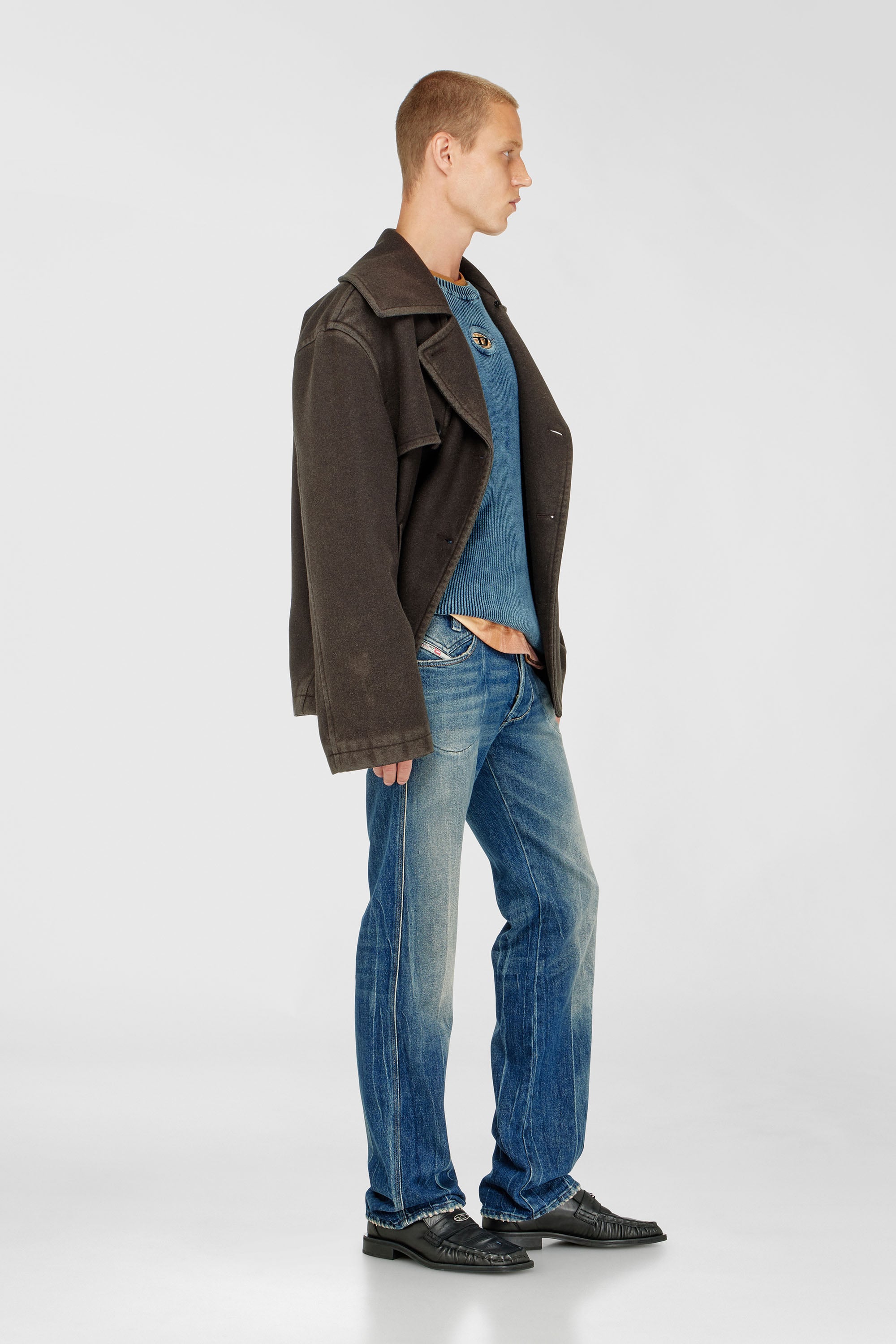 Diesel - Herren Regular Jeans 1985 Larkee 09Q27, Mittelblau - 2