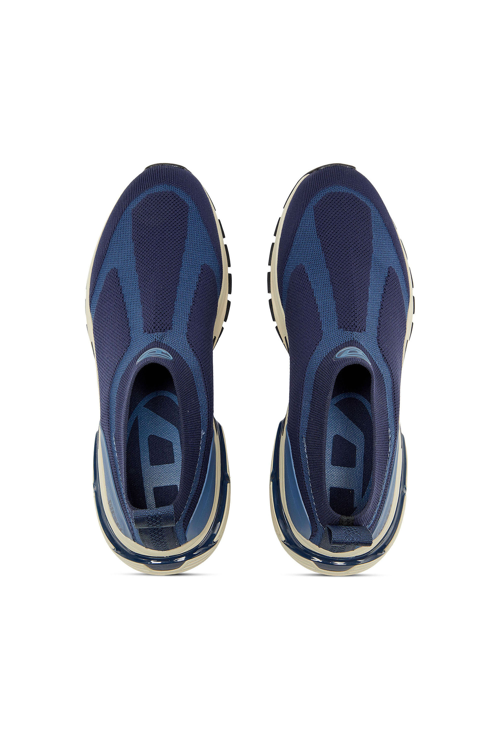 Diesel - S-PRO-V-DENSE-SOCKS, Herren Pro-V-Dense-Slip-on-Strick-Sockenturnschuhe in Blau - 4