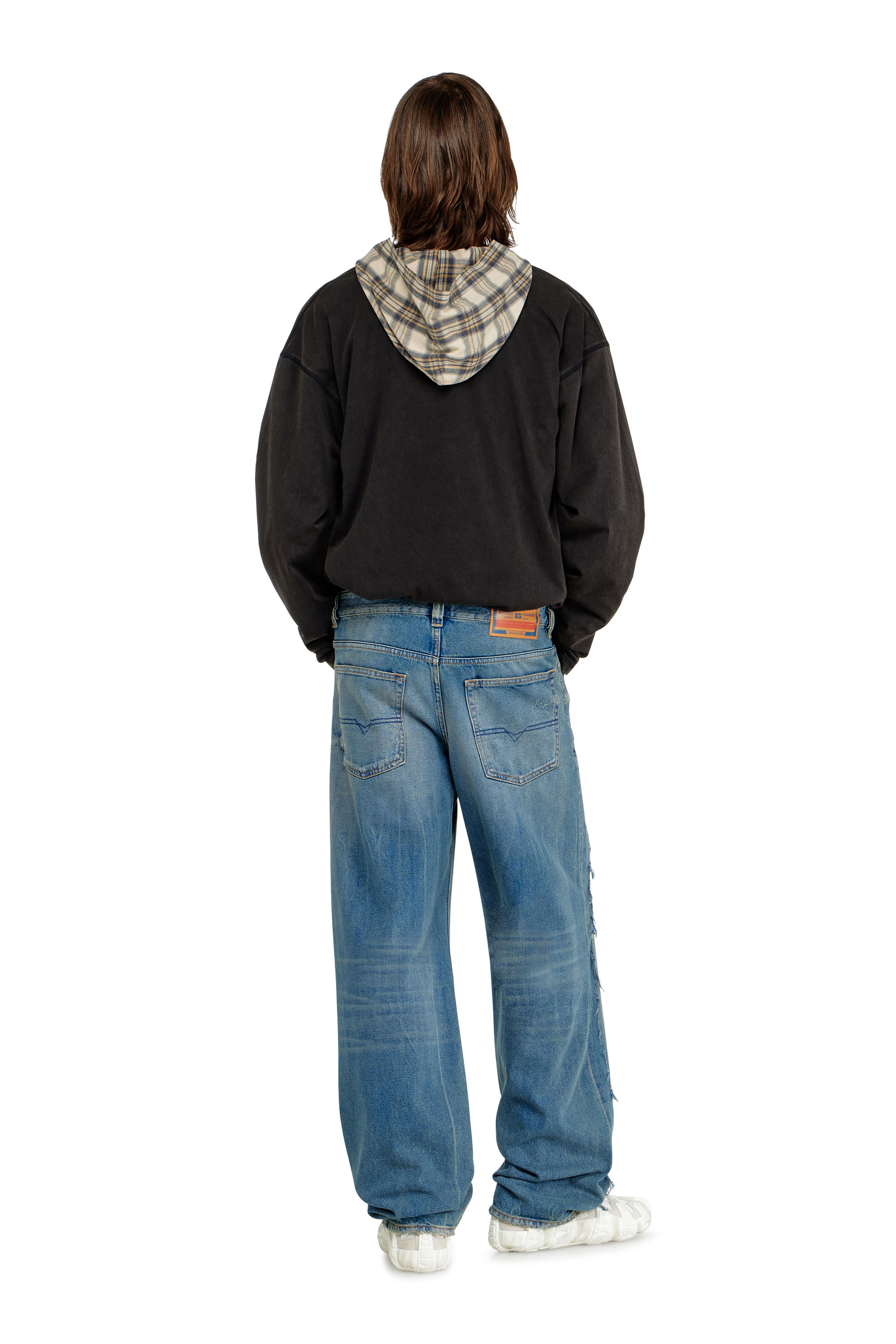 Diesel - Herren Relaxed Jeans 2001 D-Macro 09N27, Mittelblau - 4