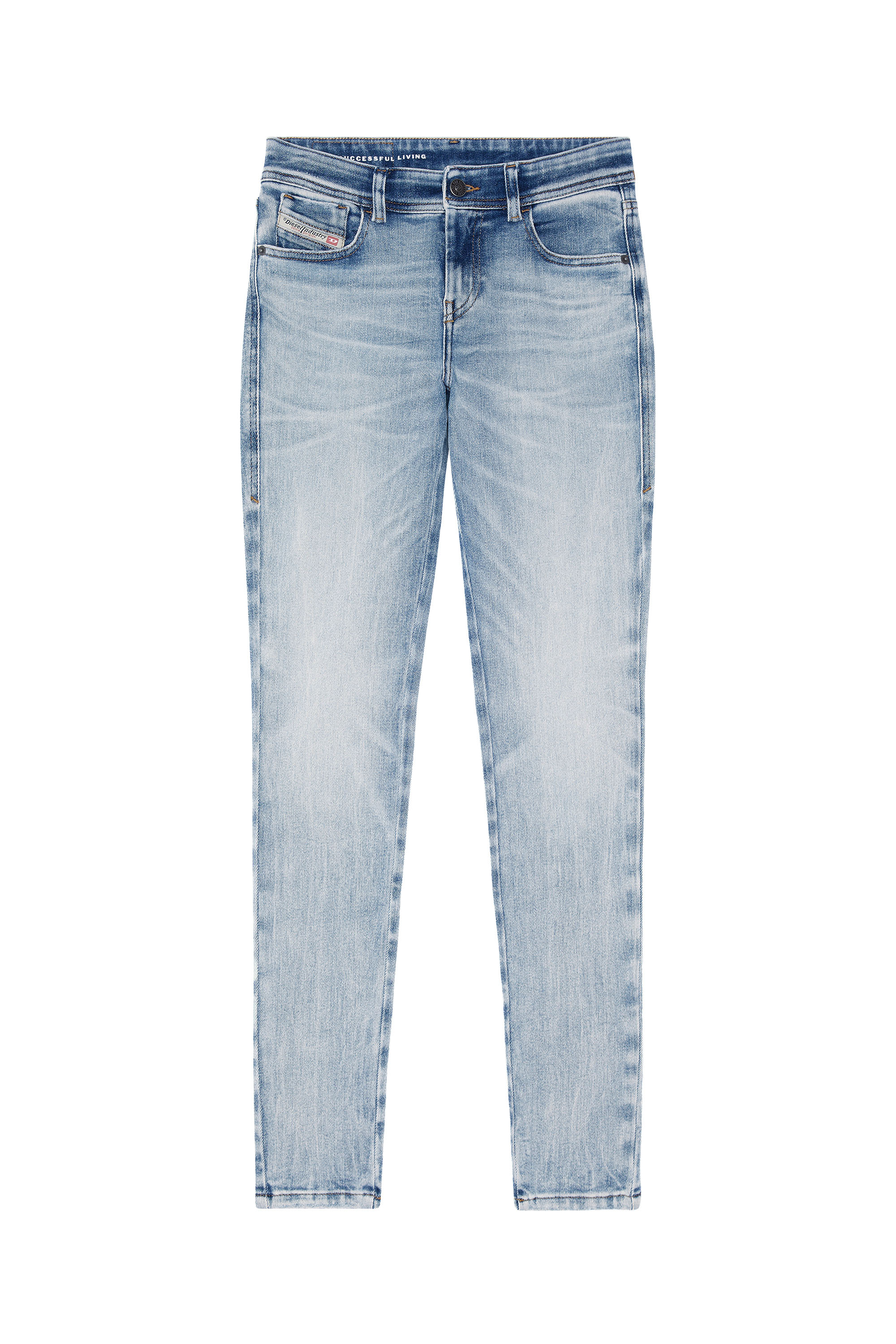 Diesel - Super skinny Jeans 2017 Slandy 09G18, Hellblau - Image 5