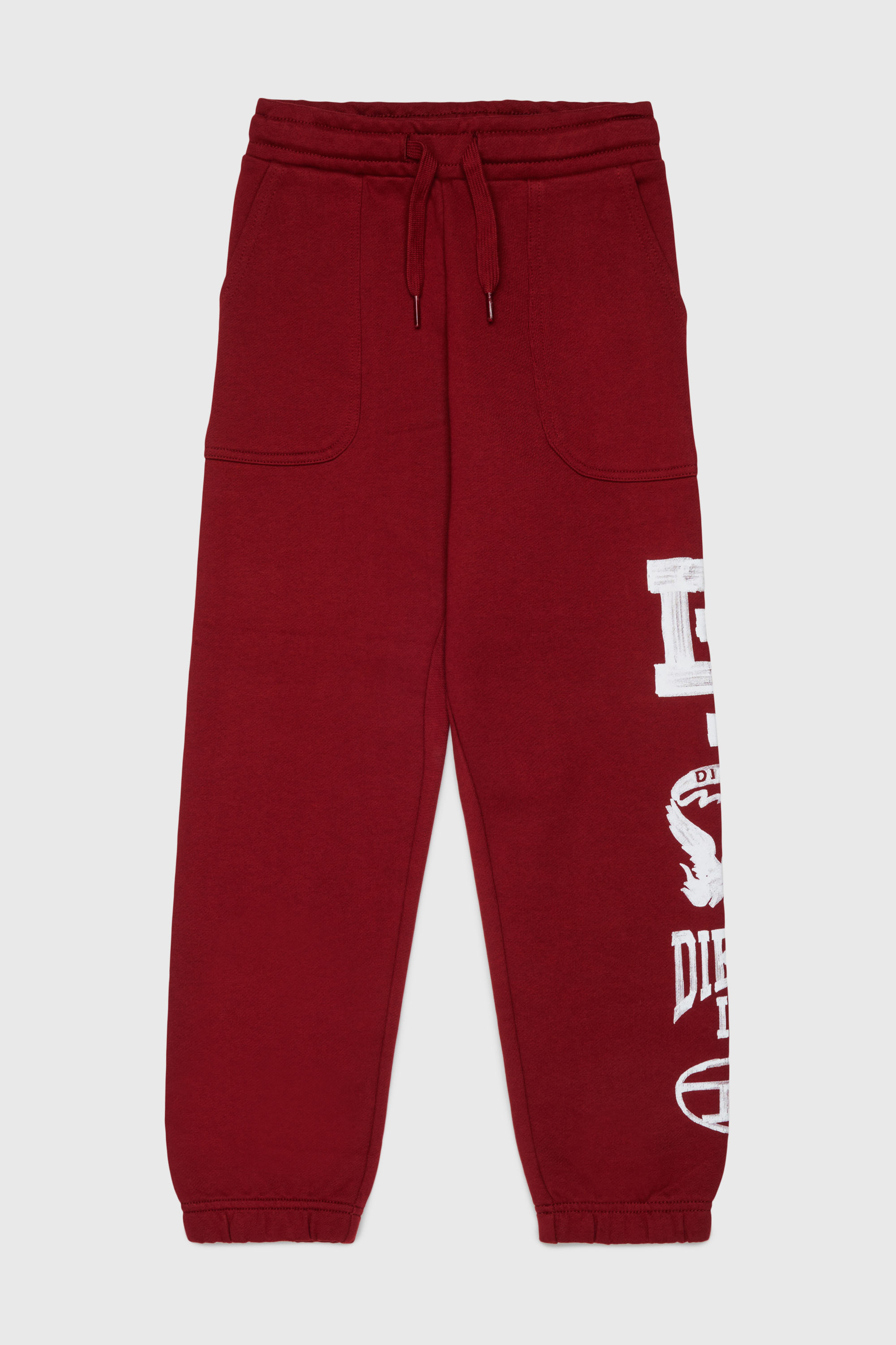 Diesel - PBUNDY, Herren Sweatpants mit Logos im College-Stil in Rot - 1