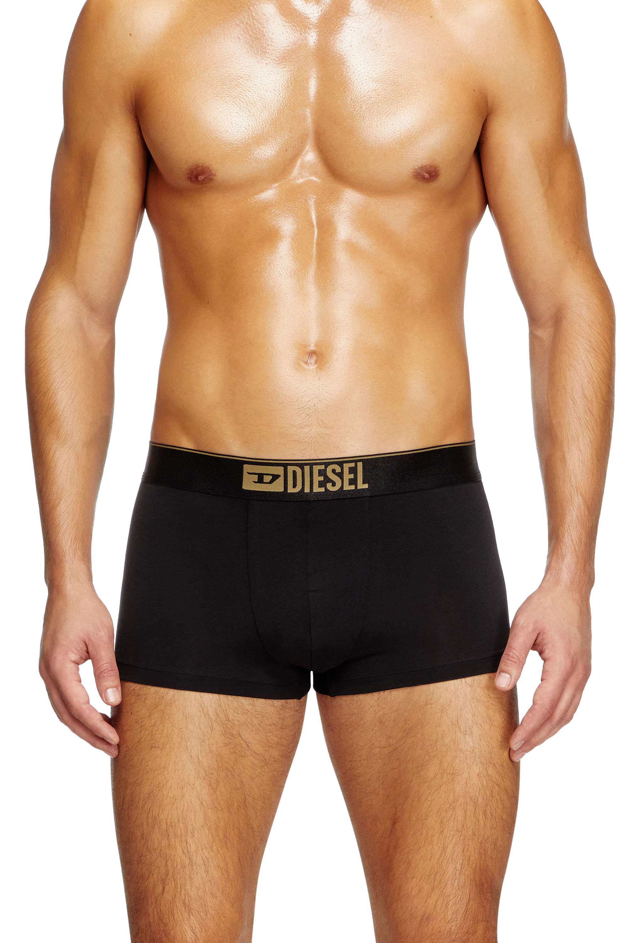 Diesel - DAMIEN-GFT-3PACK, Herren Metallic-Retropants im Dreierpack in Schwarz/Gold - 2