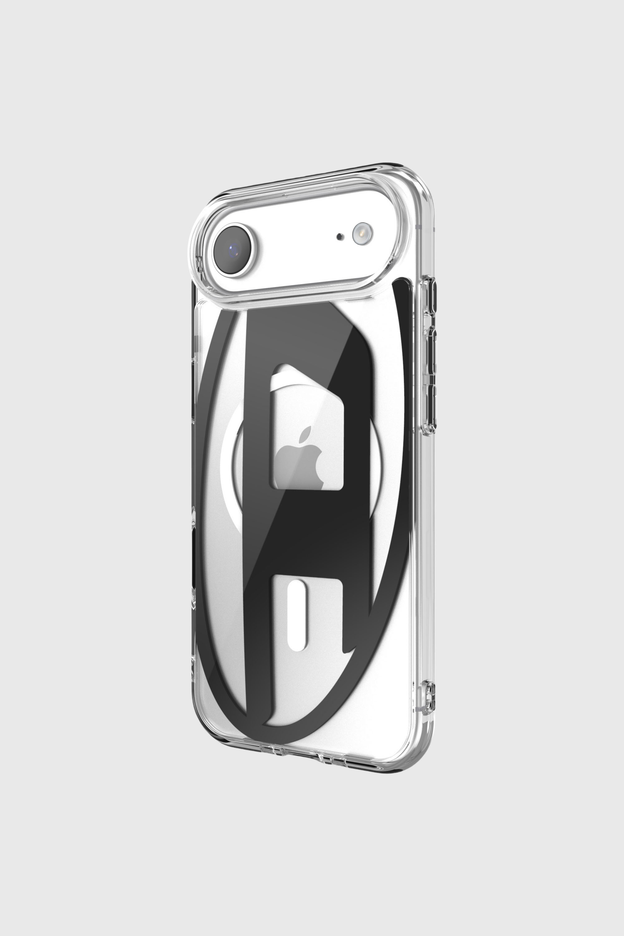 Diesel - 60416 AOP CASE, Unisex Oval D Metallic-H&uuml;lle mit Magsafe f&uuml;r iPhone 17 Air in Schwarz - 3