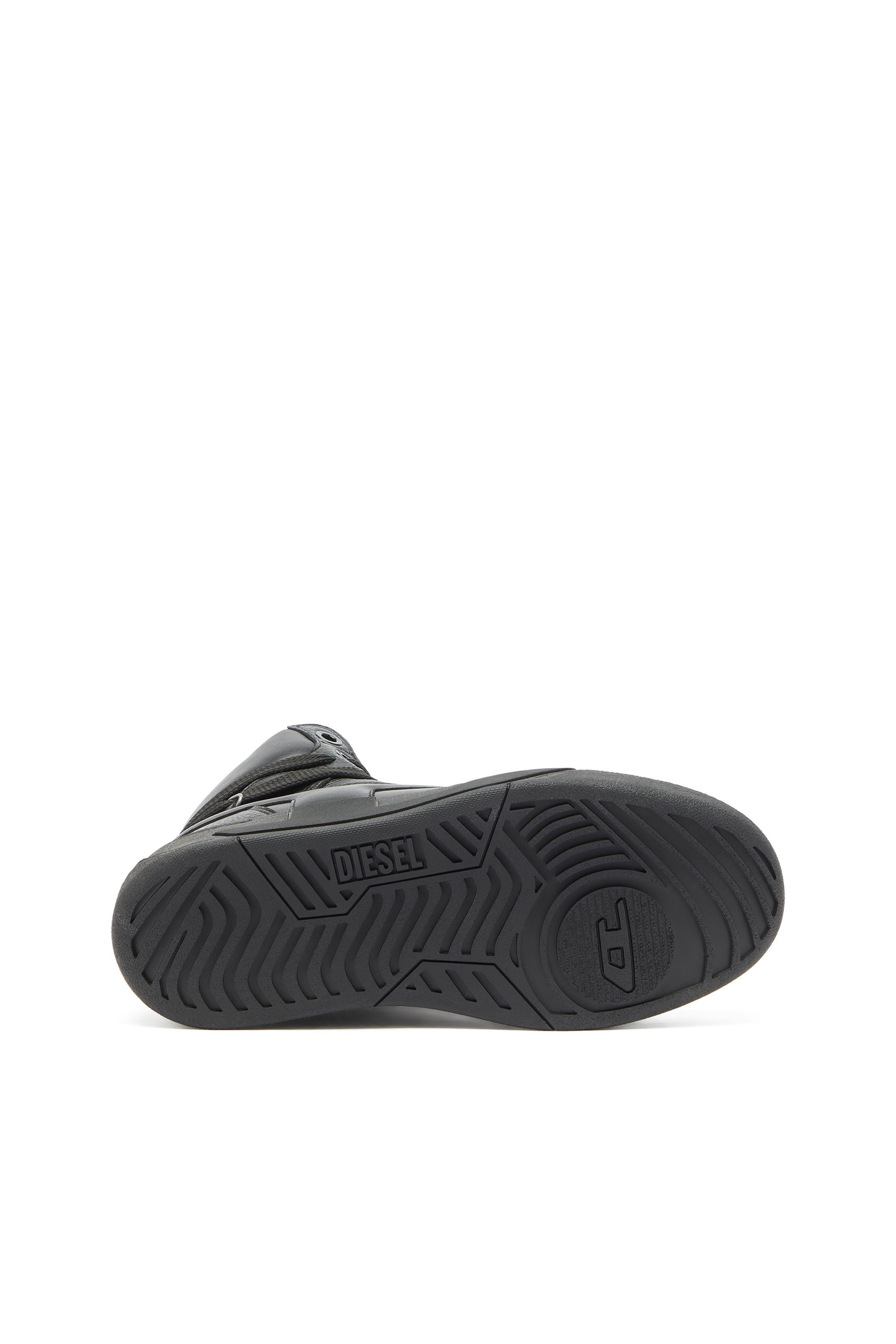Diesel - S-D-OLLIE MID, Herren S-D-Ollie - High-Top-Sneaker aus Leder mit D-Logo in Schwarz - 4