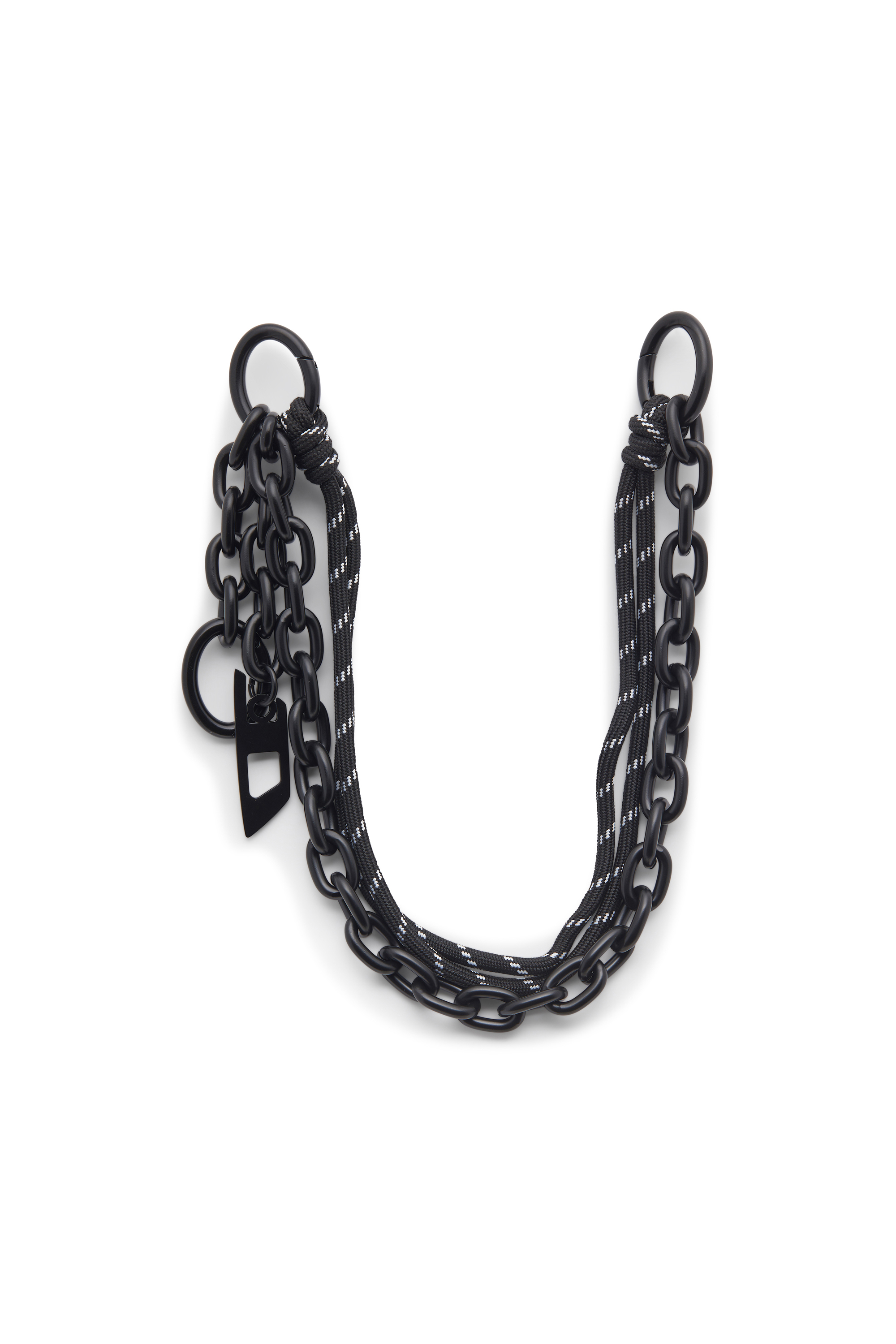 Diesel - CHAIN-D L, Unisex Charme an Kette und Seil in Schwarz - 1