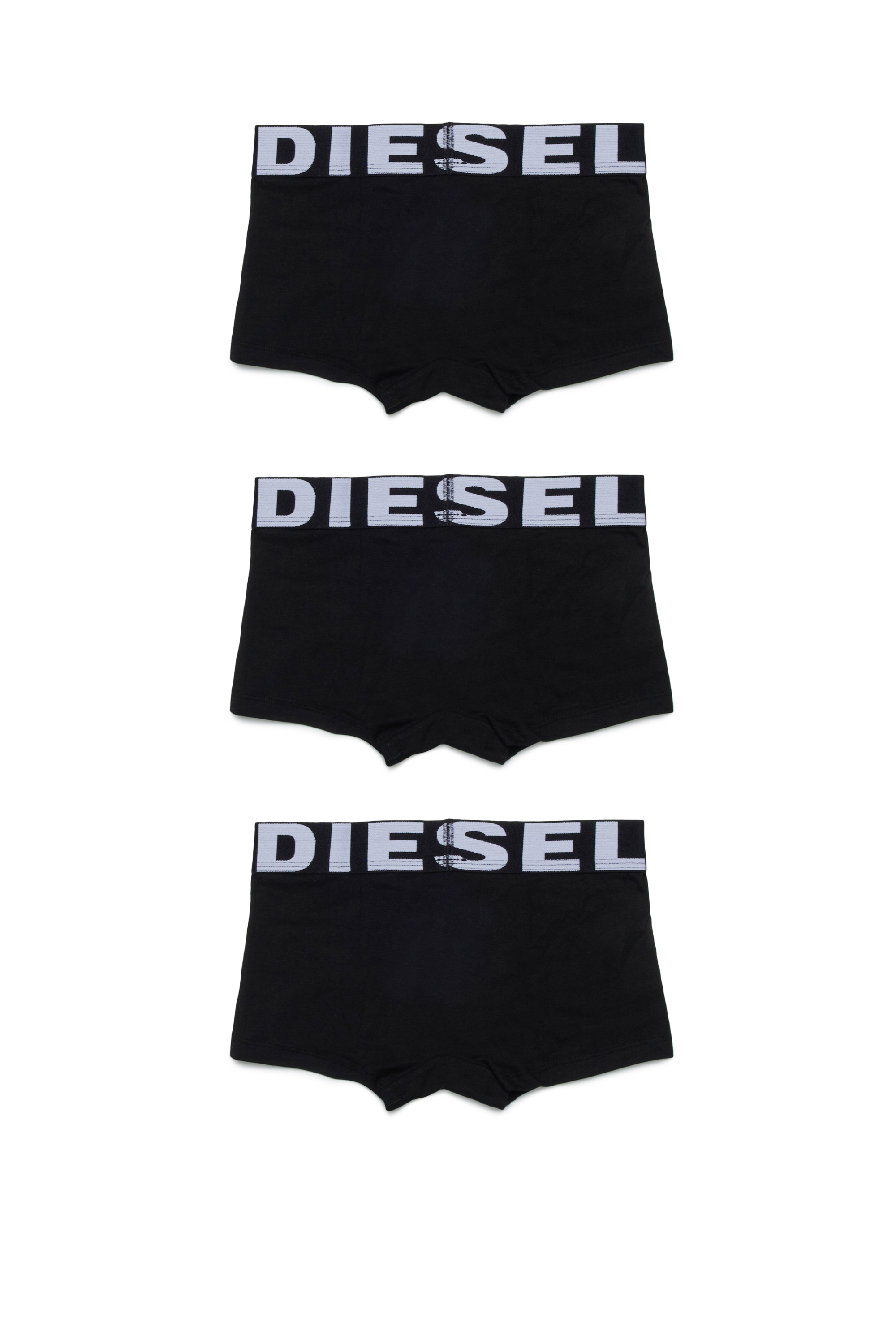 Diesel - UMBX-UPARRYTHREEPACK-DSL, Herren Retropants mit Bund mit großem Logo in Schwarz - 2