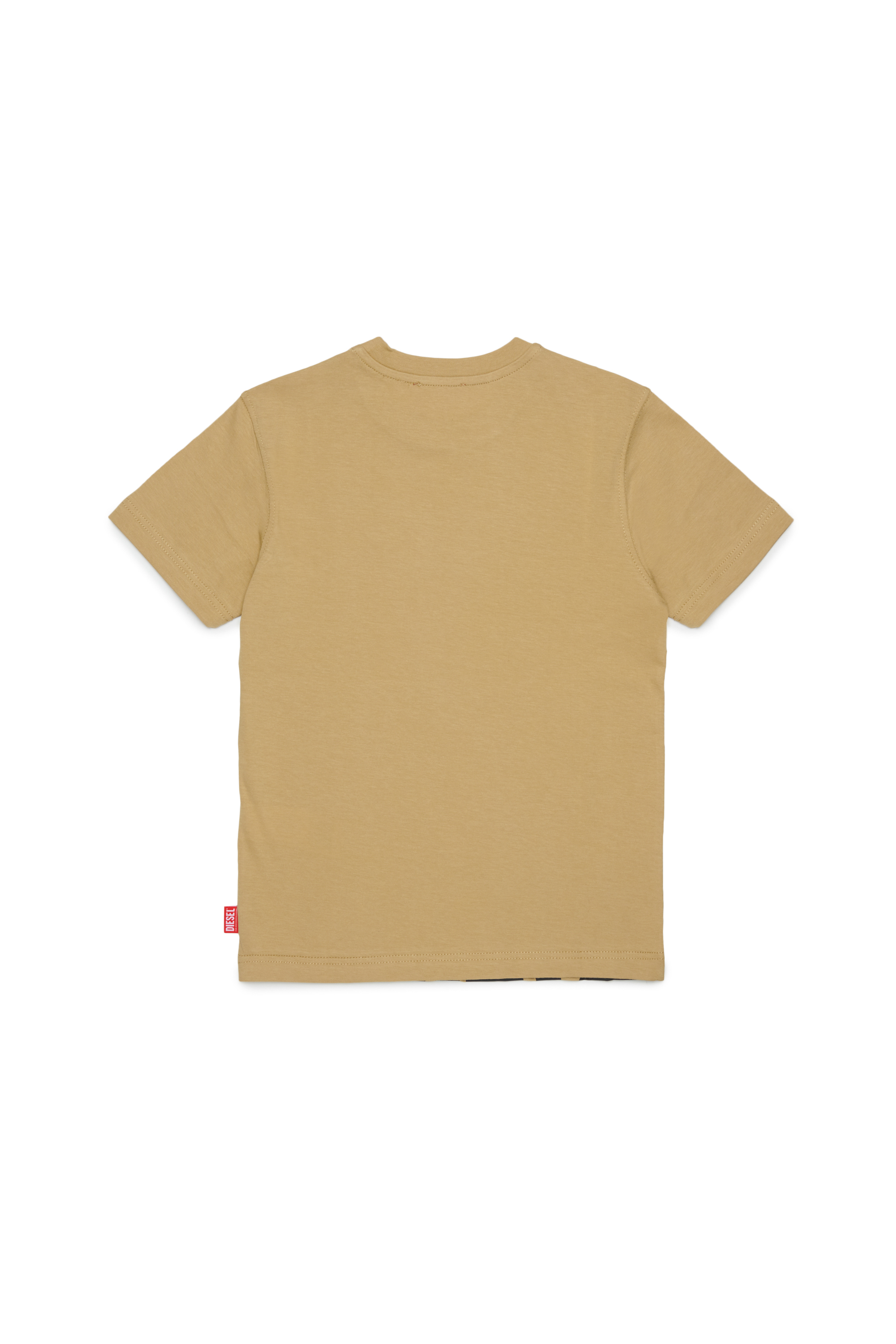 Diesel - TPRES, Herren T-Shirt mit abgeschnittenem Logo in Braun - 2