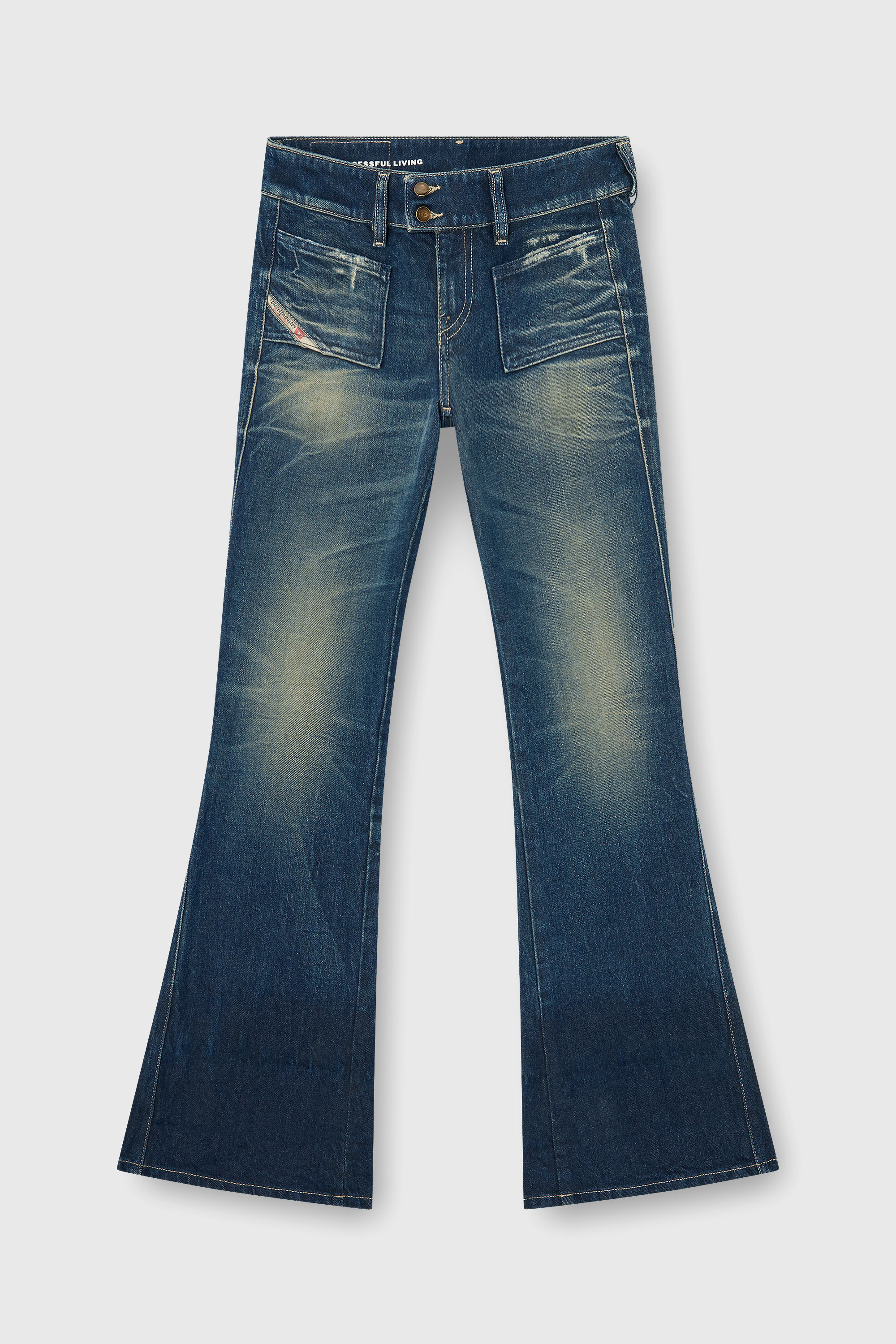 Diesel - Woman's Bootcut Jeans D-Hush 007EH, Dark Blue - 6