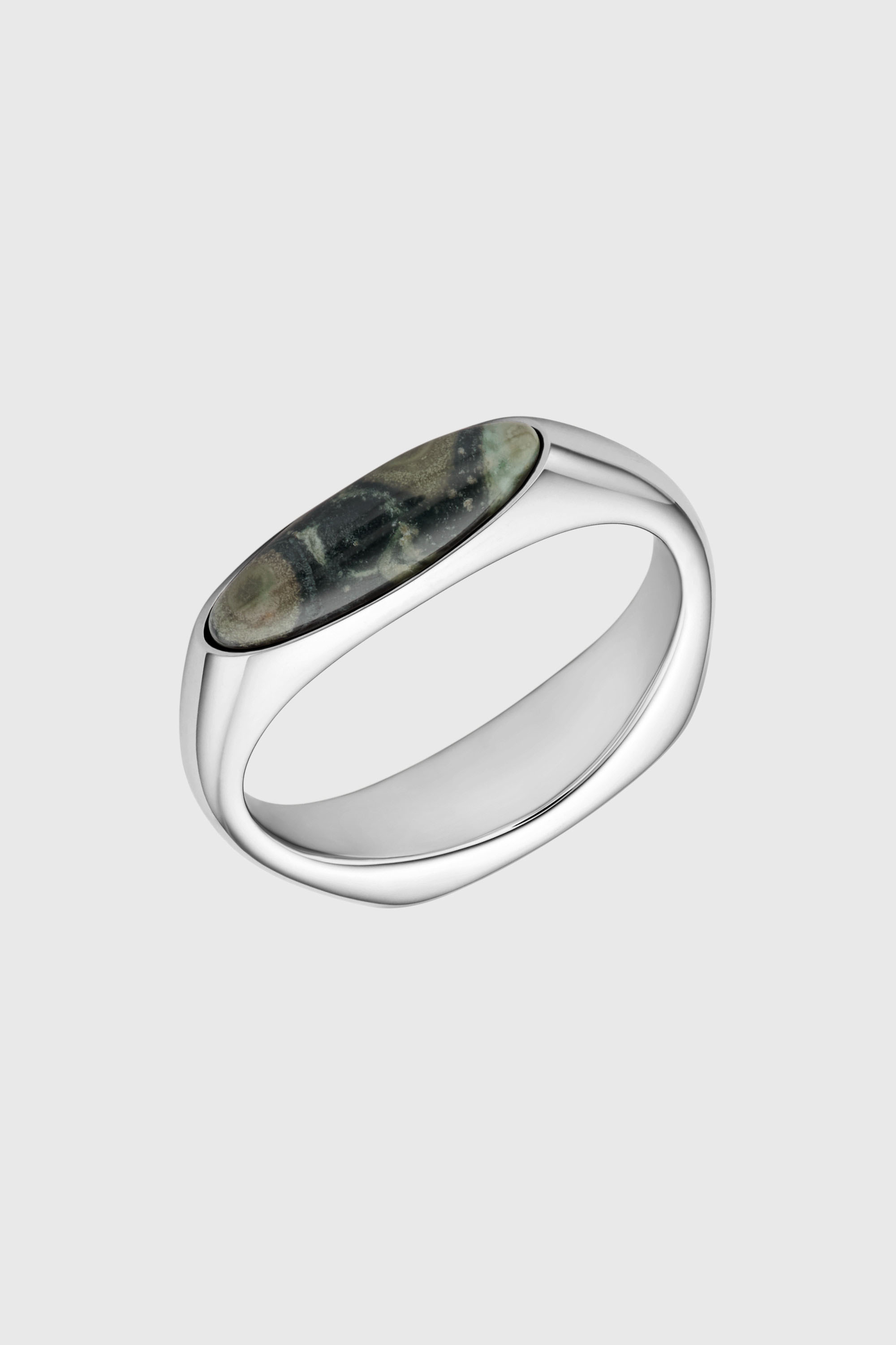 Diesel - DX167940 JEWELLERY, Unisex Siegelring aus Edelstahl in Silber - 1