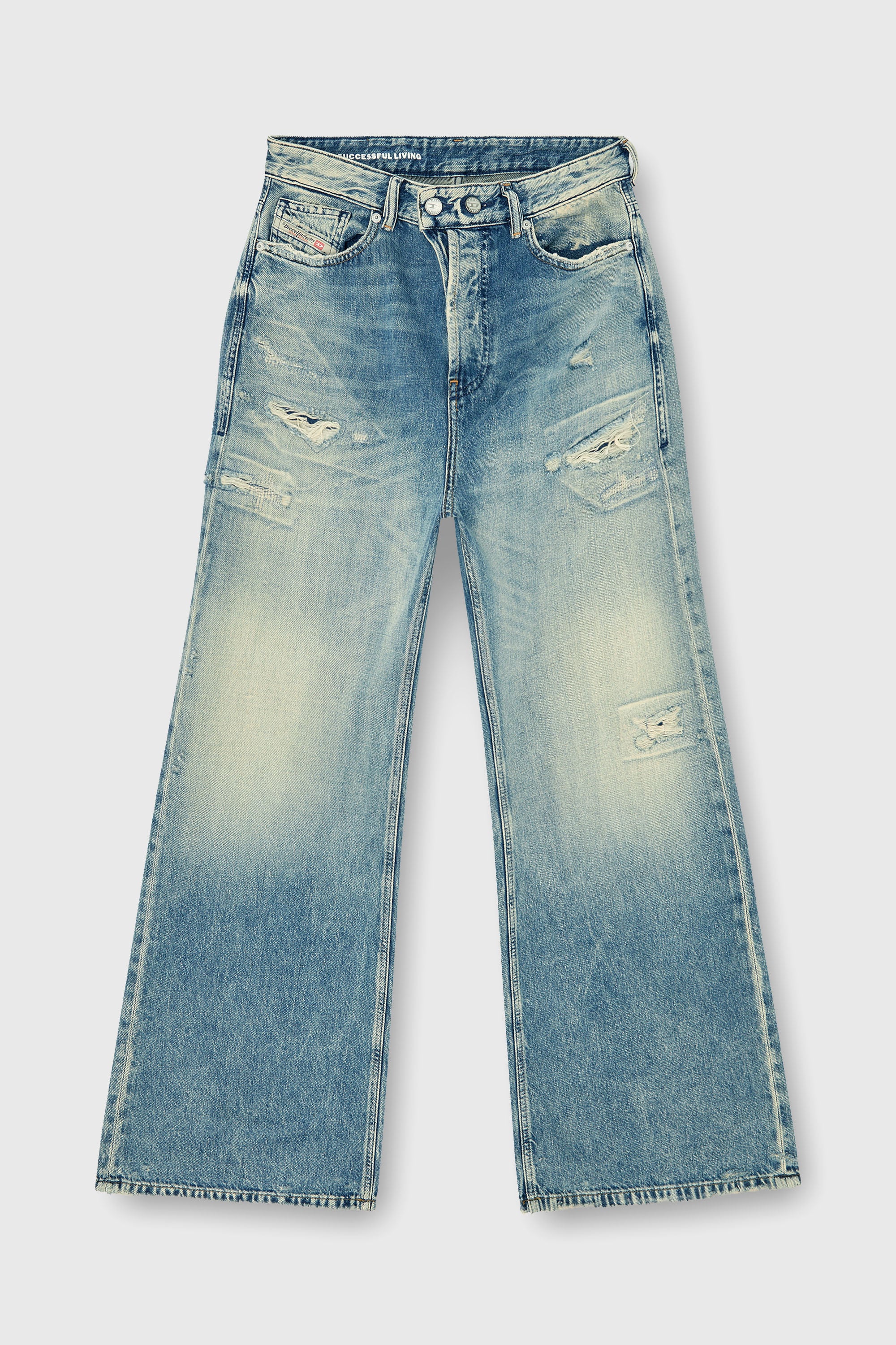 Diesel - Damen Relaxed Jeans 1996 D-Sire 09P62, Mittelblau - 2