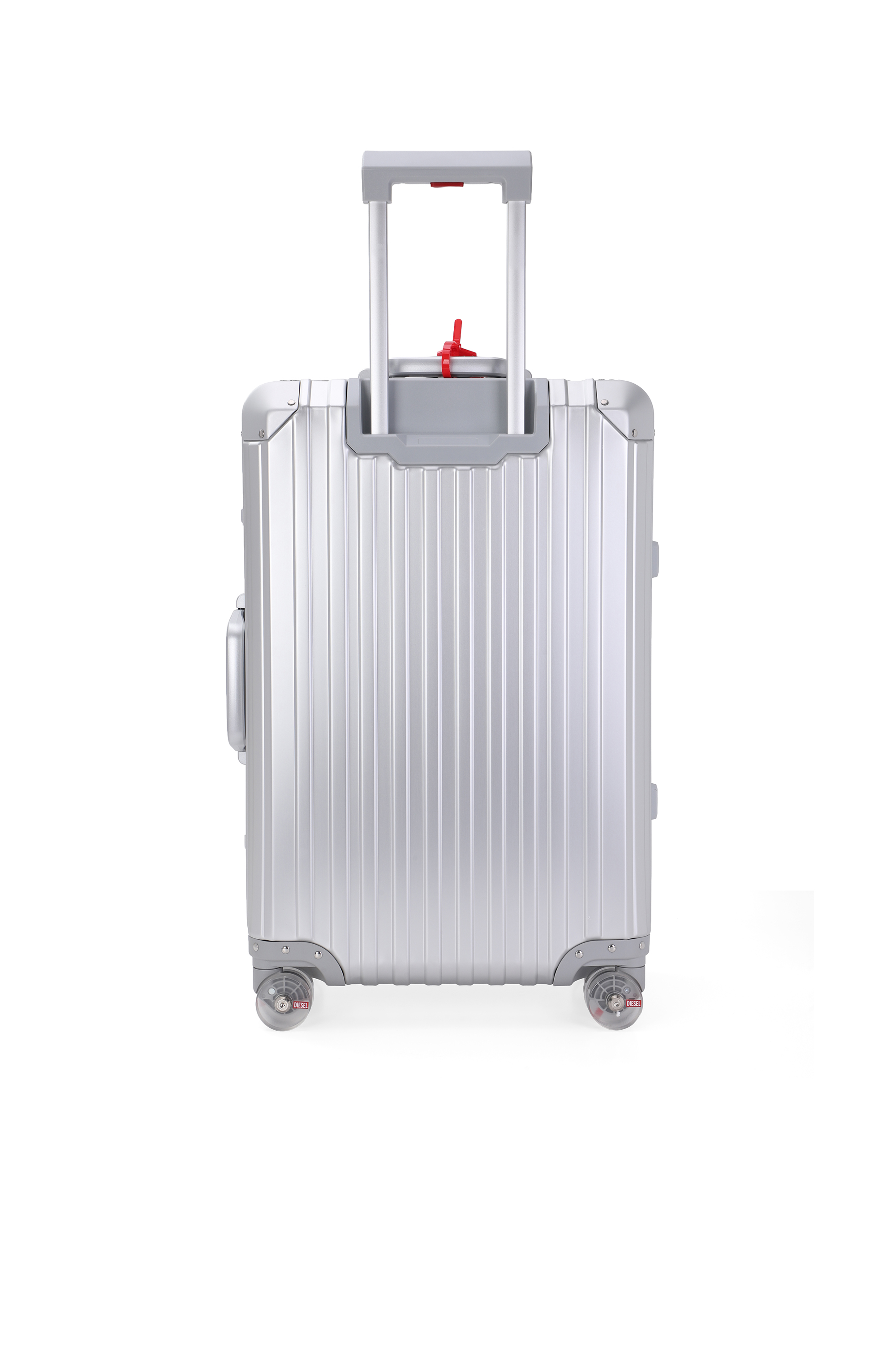 Diesel - DIESEL ALUMINUM TROLLEY- DSL002, Unisex's Aluminum suitcase size M in Silver - 2