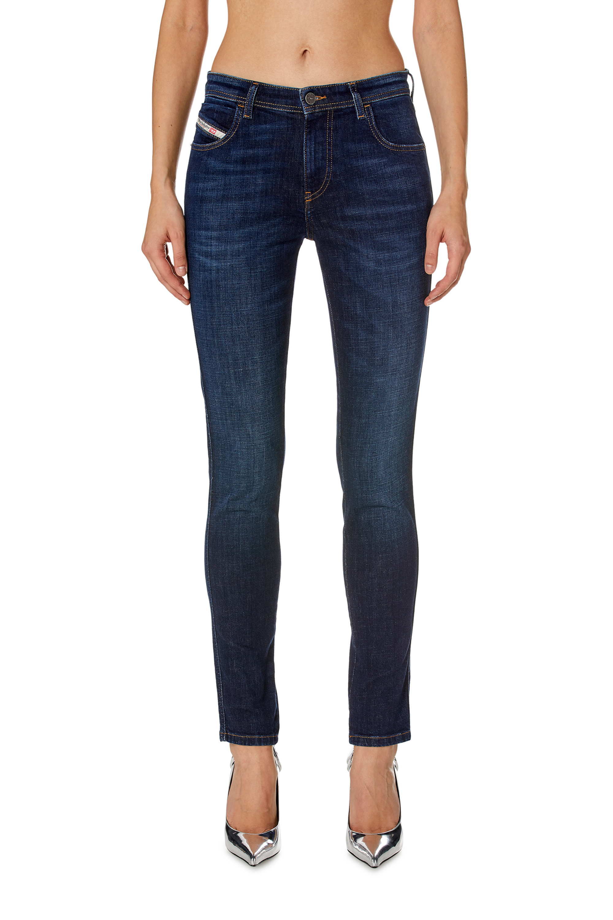 Diesel - Damen Skinny Jeans 2015 Babhila 09J17, Dunkelblau - 1