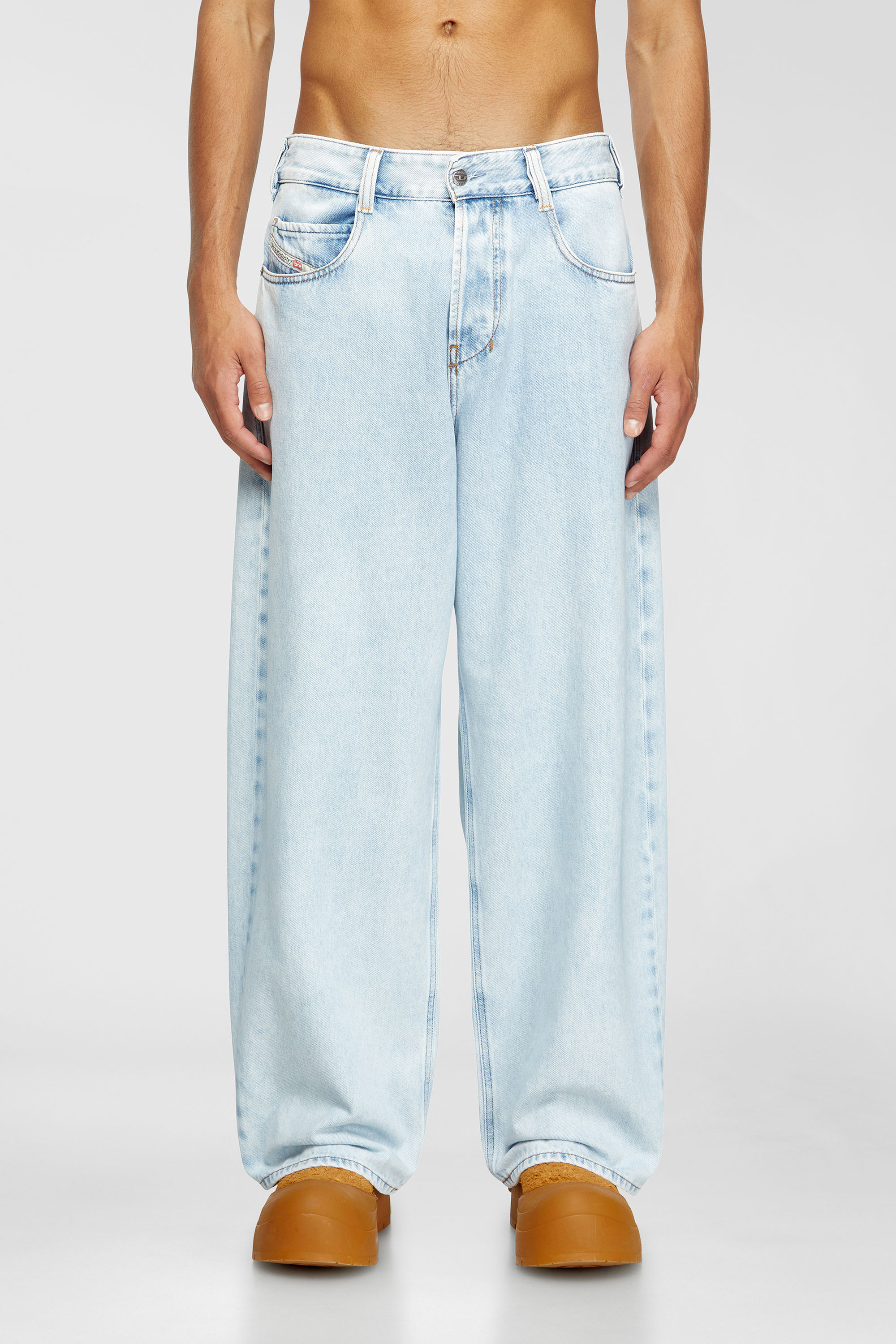 Diesel - Unisex Relaxed Jeans 1997 D-Enim-M 09M74, Hellblau - 2