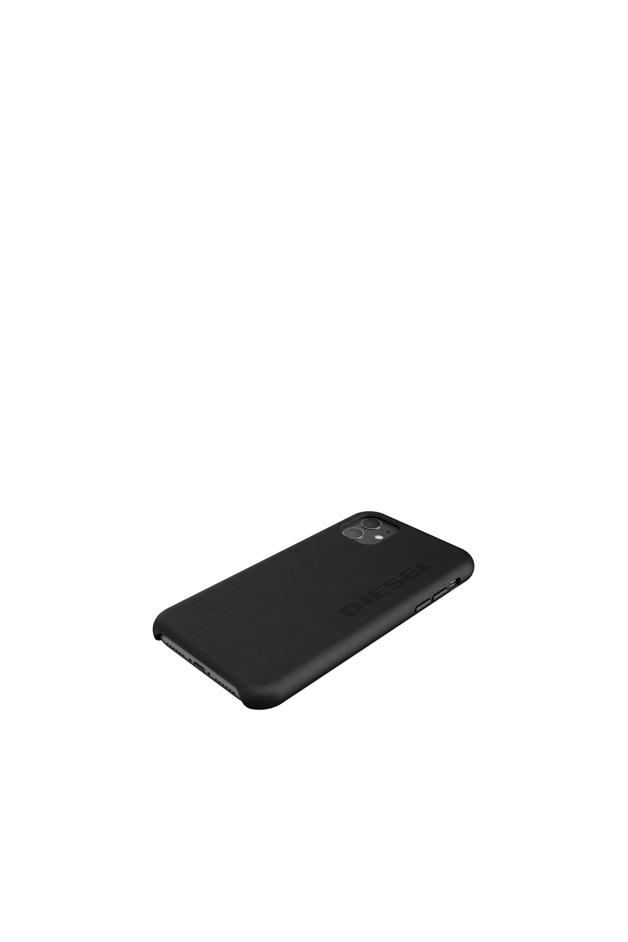 Diesel - 42001 STANDARD CASE, Unisex Leder Handycase  für iPhone 11 in Schwarz - 4