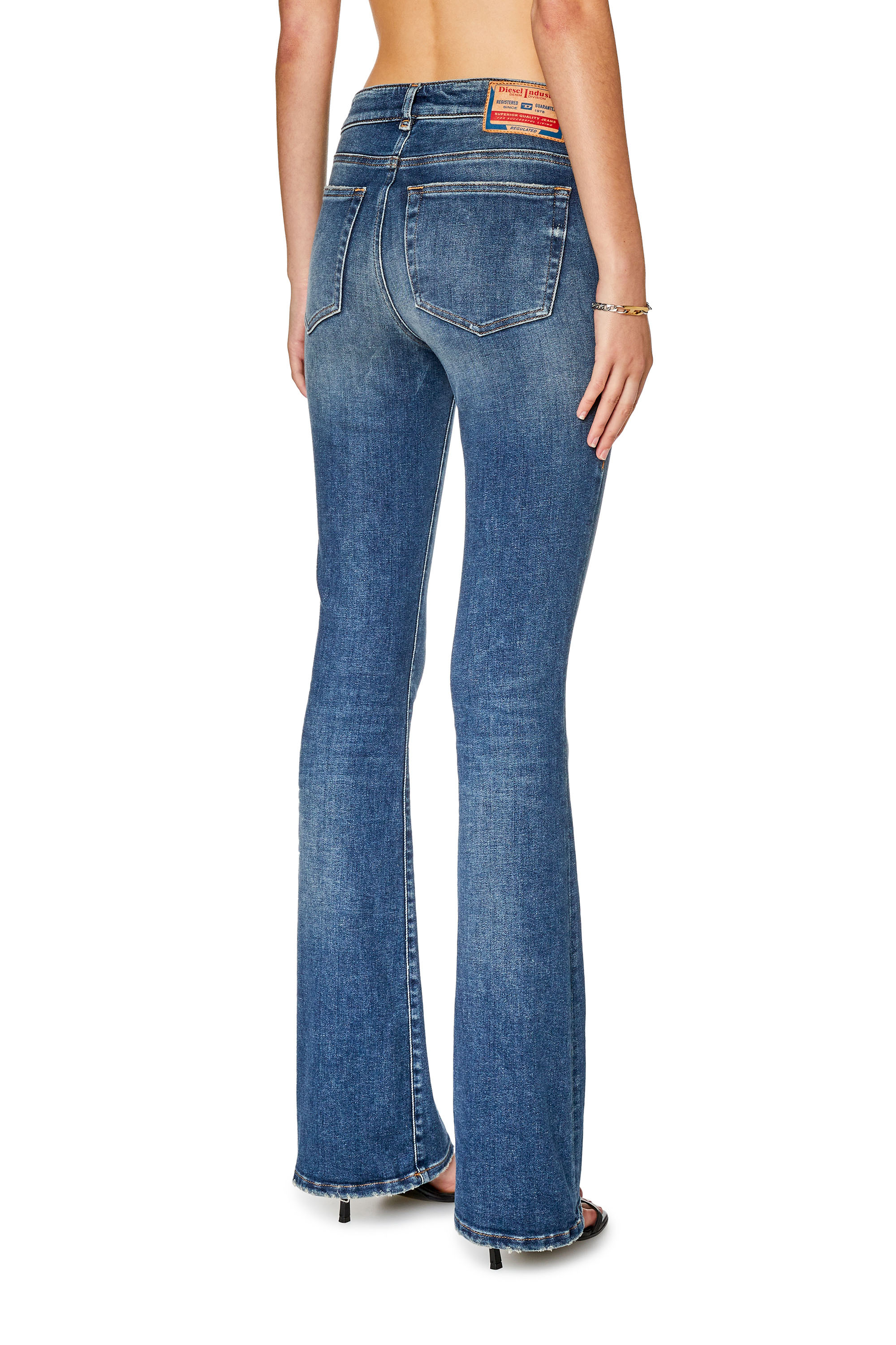 Diesel - Bootcut and Flare Jeans 1969 D-Ebbey 09G71, Dunkelblau - Image 4
