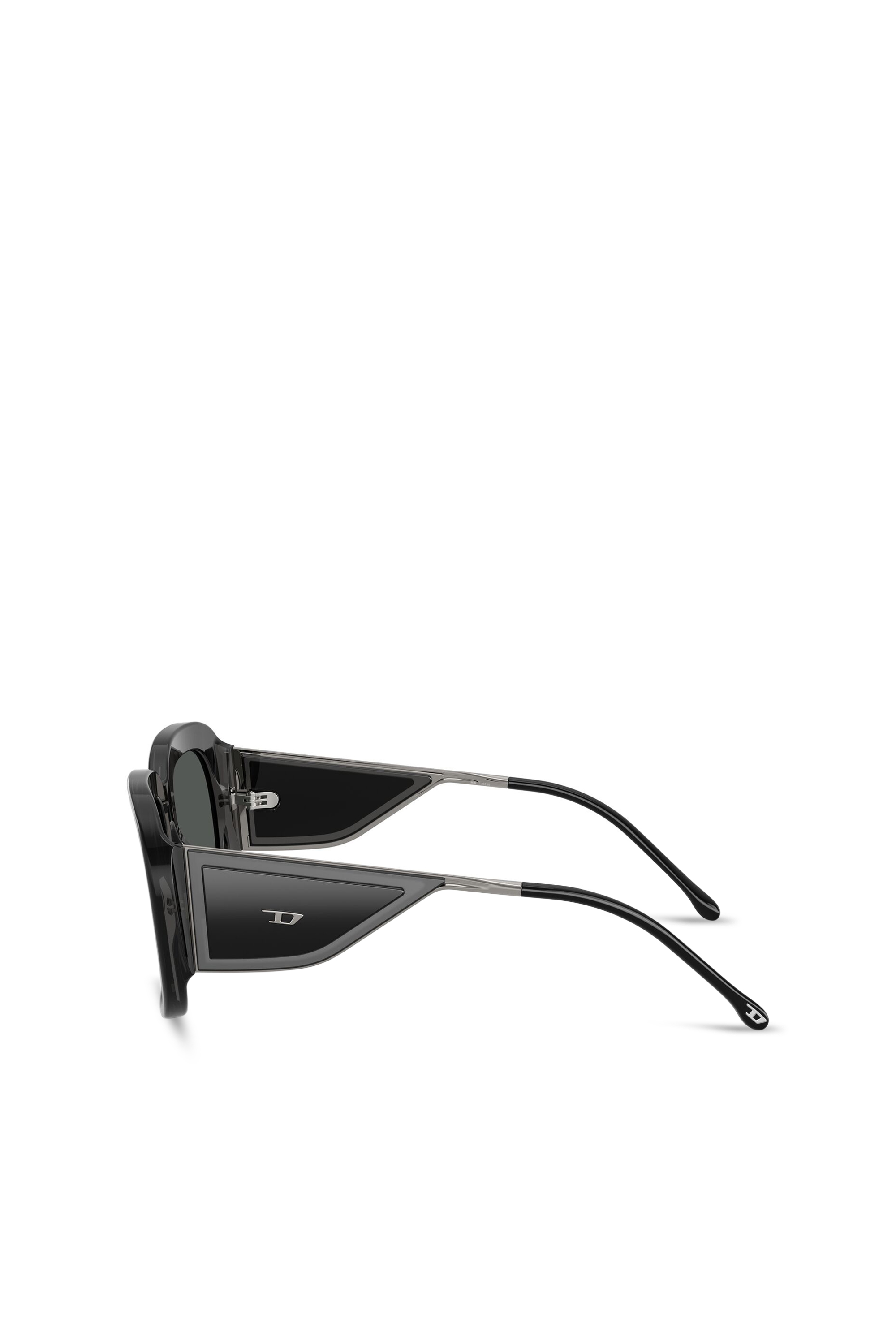 Diesel - 0DL2015U, Unisex Quadratische Sonnenbrillen in Schwarz - 4