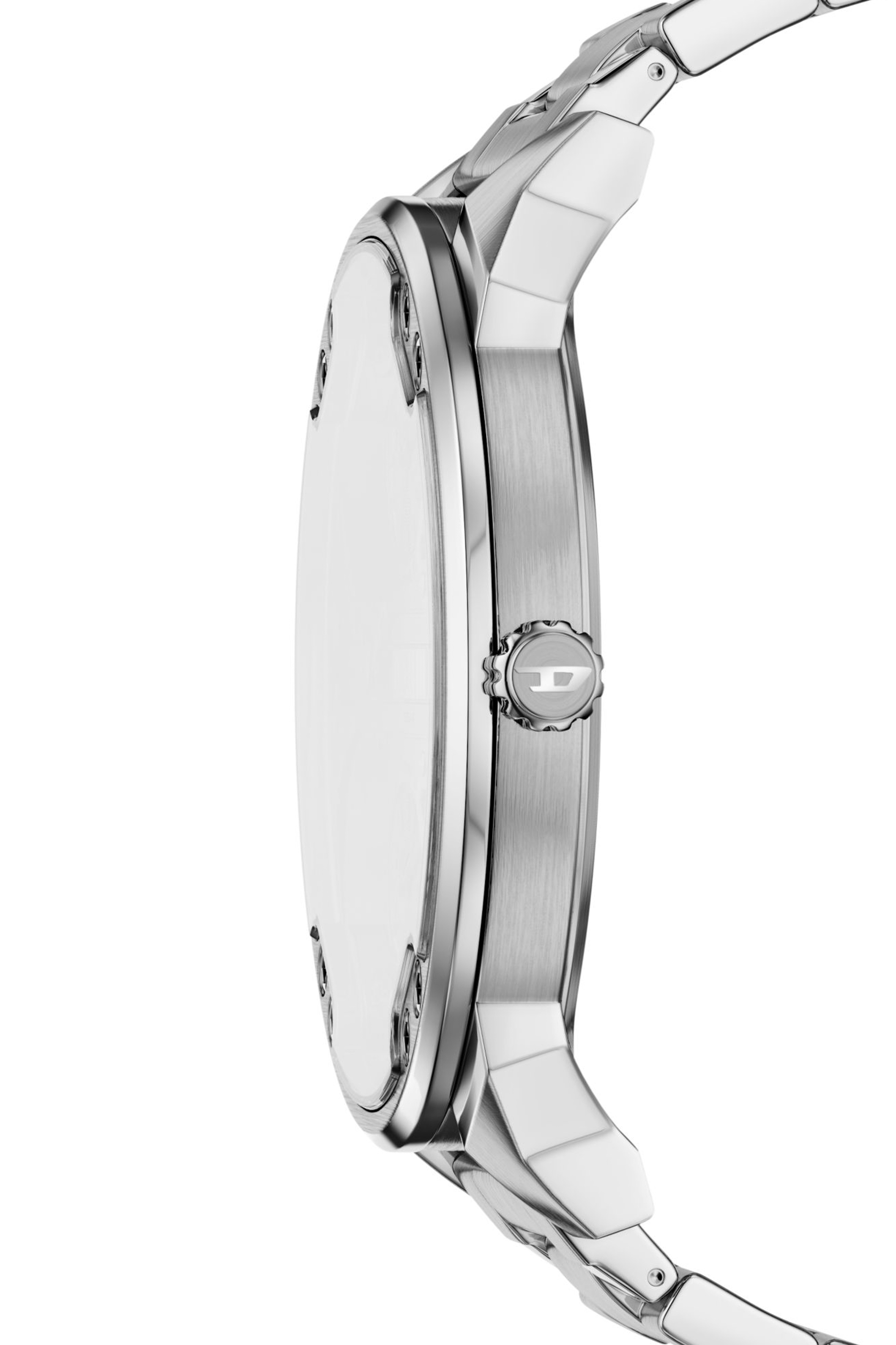 Diesel - DZ7495 WATCH, Herren Mr. Daddy Slim Edelstahluhr in Silber - 3