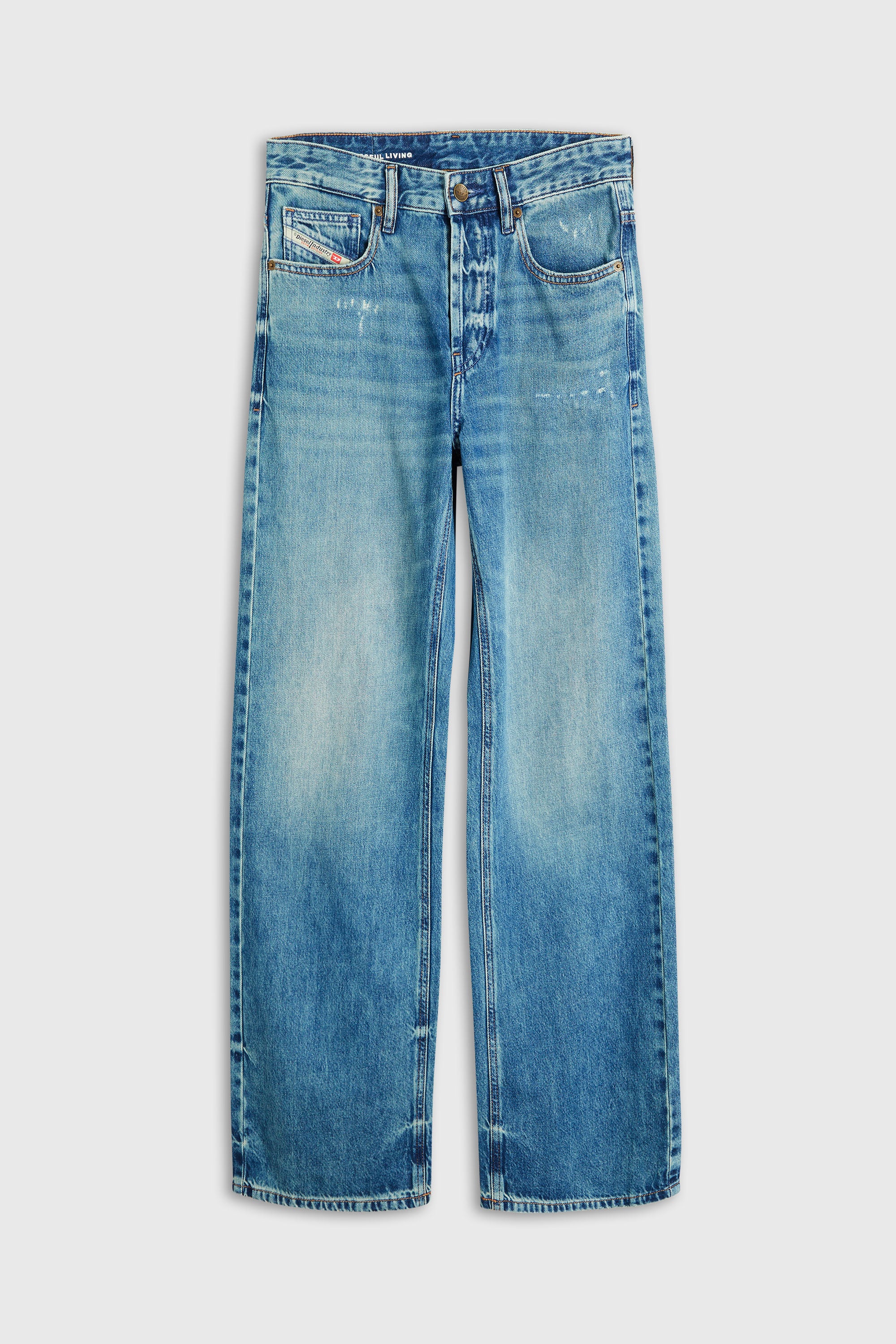 Diesel - Damen Relaxed Jeans 1990 D-Waigee 0TJDI, Mittelblau - 2