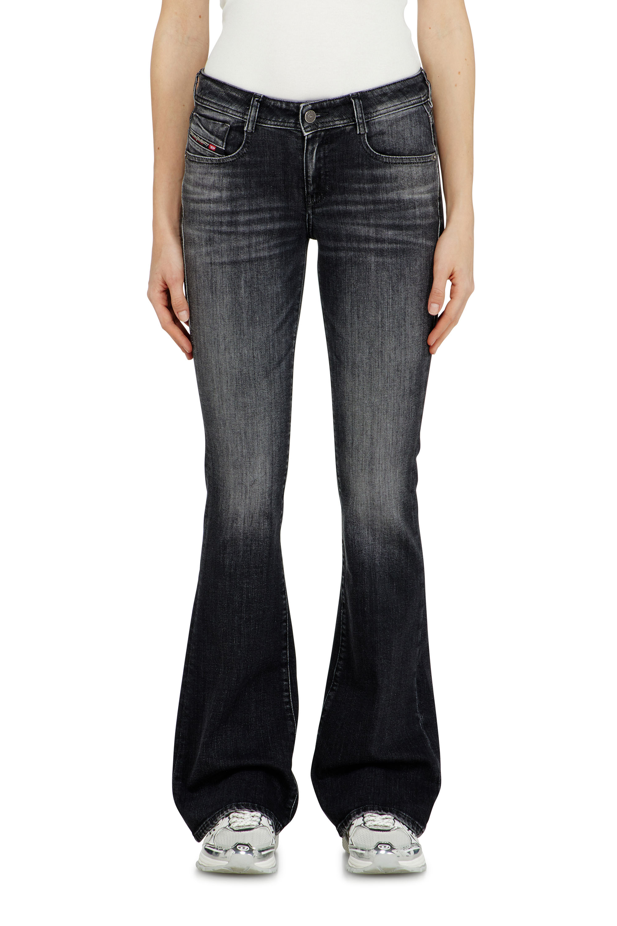 Diesel - Damen Bootcut Jeans 1969 D-Ebbey 09L98, Schwarz/Dunkelgrau - 4