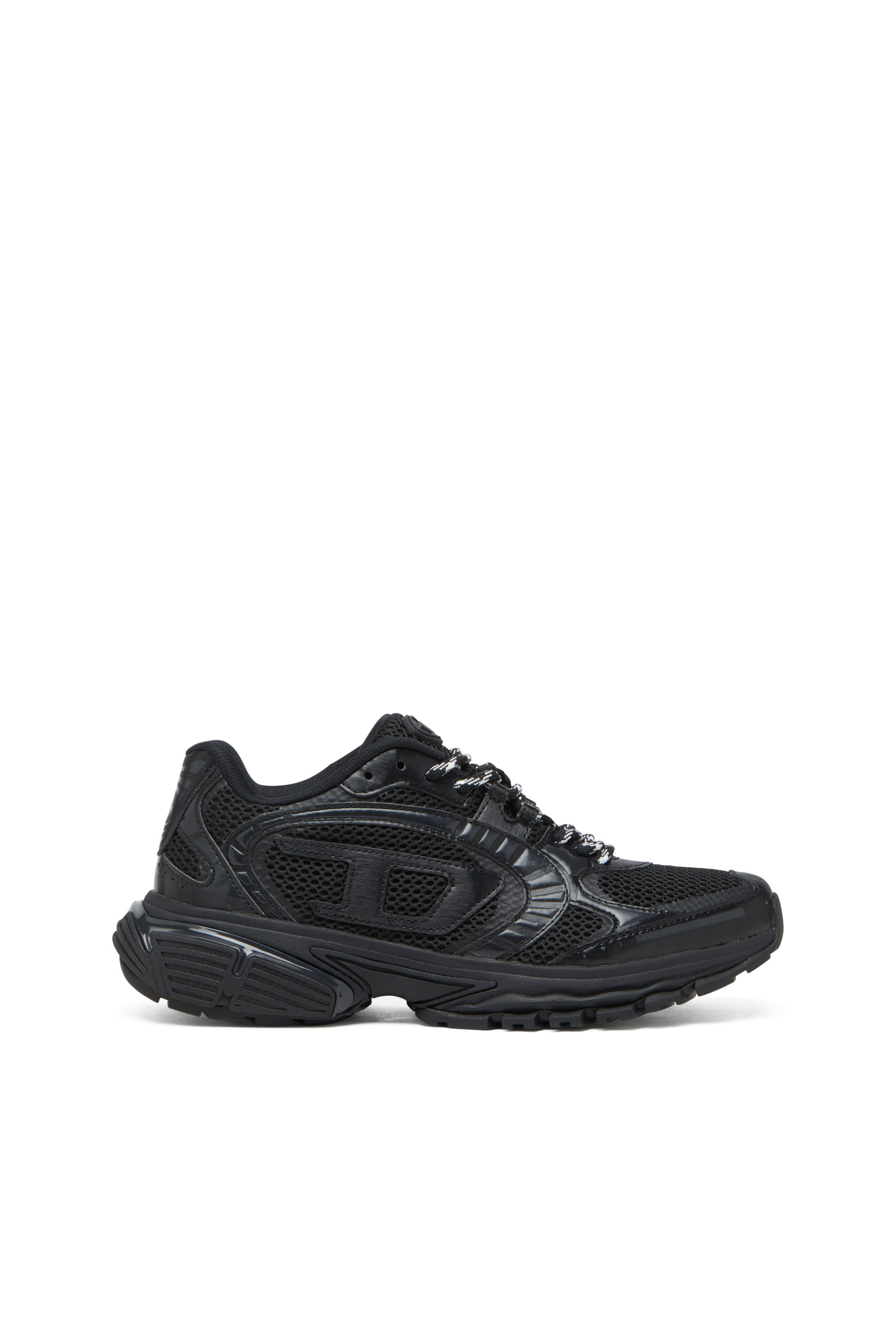 Diesel - S-PRO-V-DENSE LOW, Herren S-Pro-V-Dense-Sneakers aus Mesh mit Oval D-Logo in Schwarz - 1