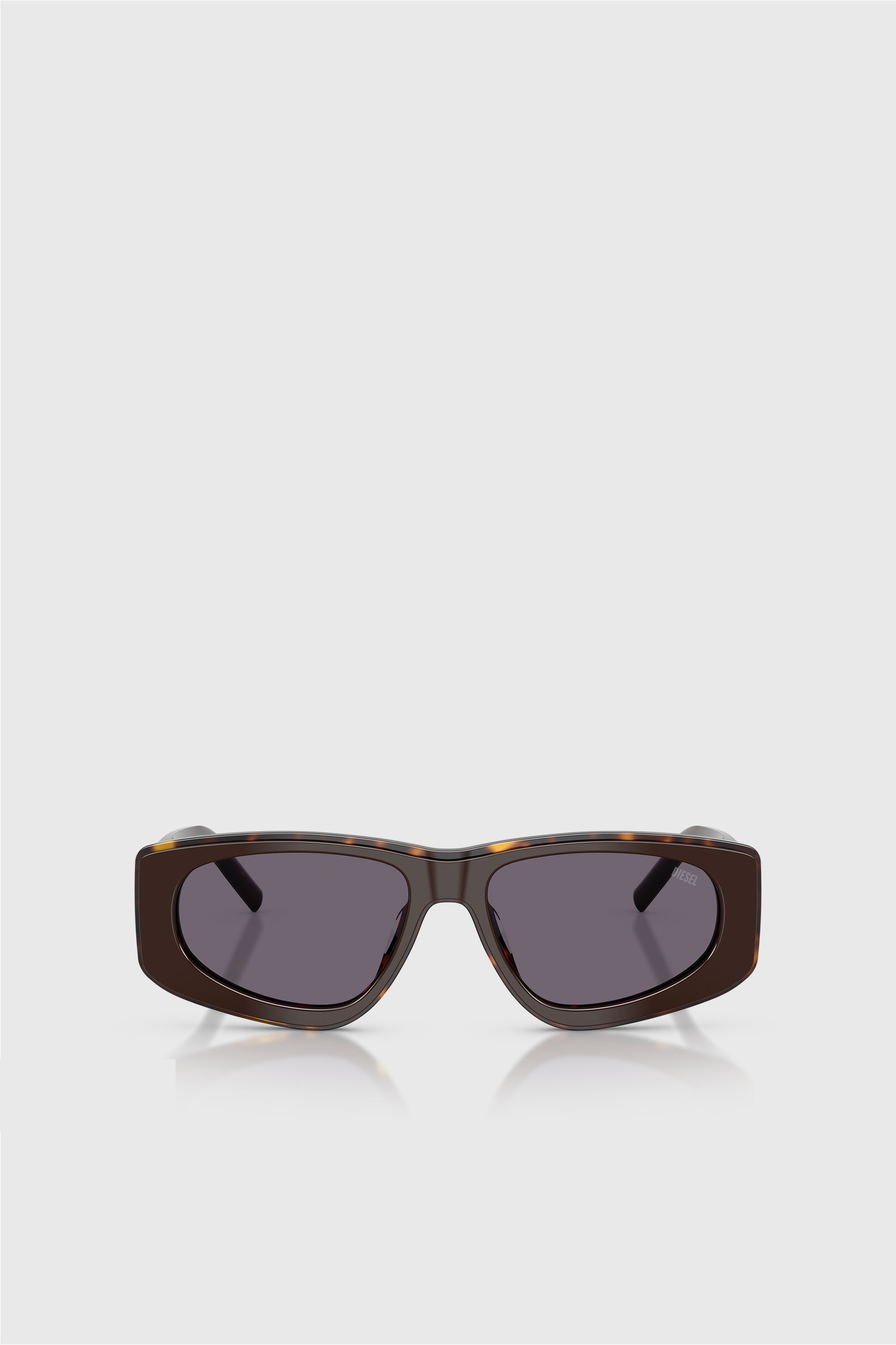 Diesel - 0DL2021U, Unisex Geometrische Sonnenbrille in Braun/Violett - 1