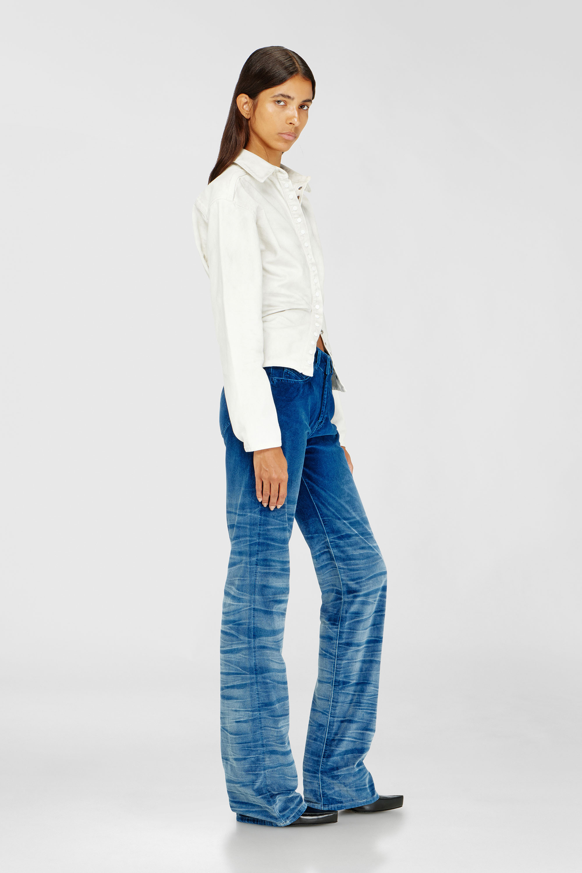 Diesel - Damen Regular Jeans D-Lie 003PF, Dunkelblau - 2