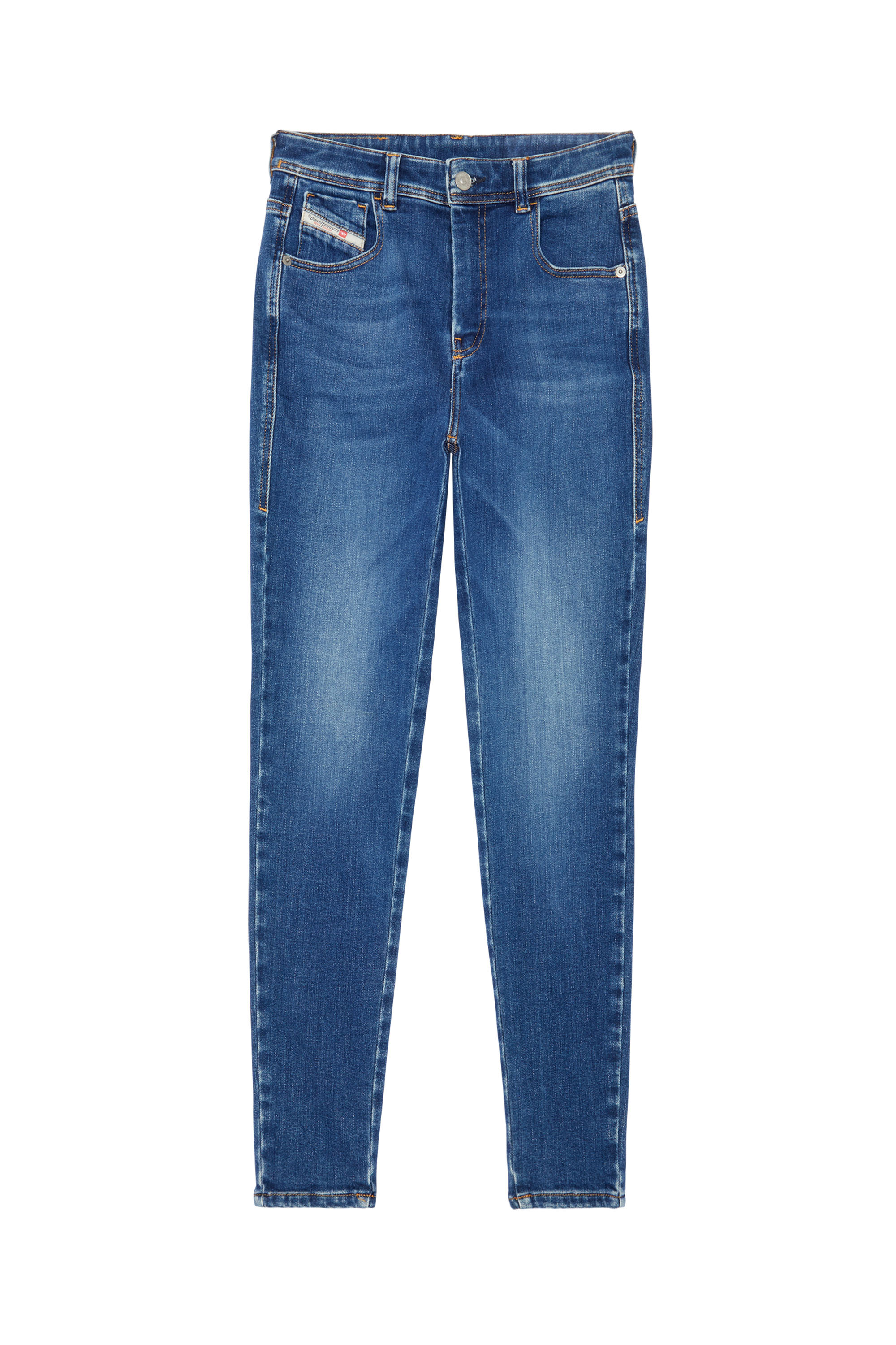 Diesel - Super skinny Jeans 1984 Slandy-High 09C21, Mittelblau - Image 6