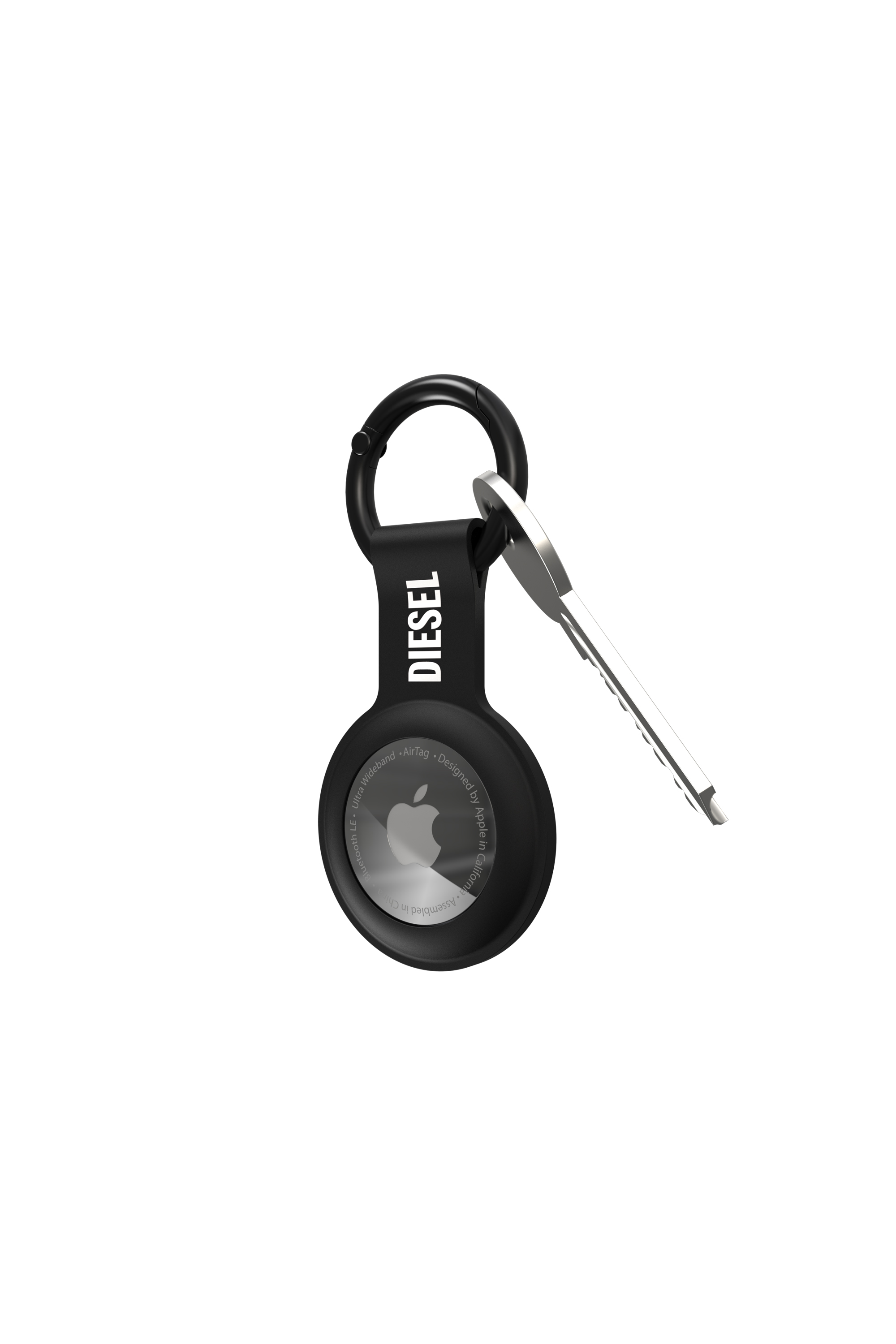 Diesel - 48315 SILICONE CASE, Unisex Silikon Airtag Case in Schwarz - 3