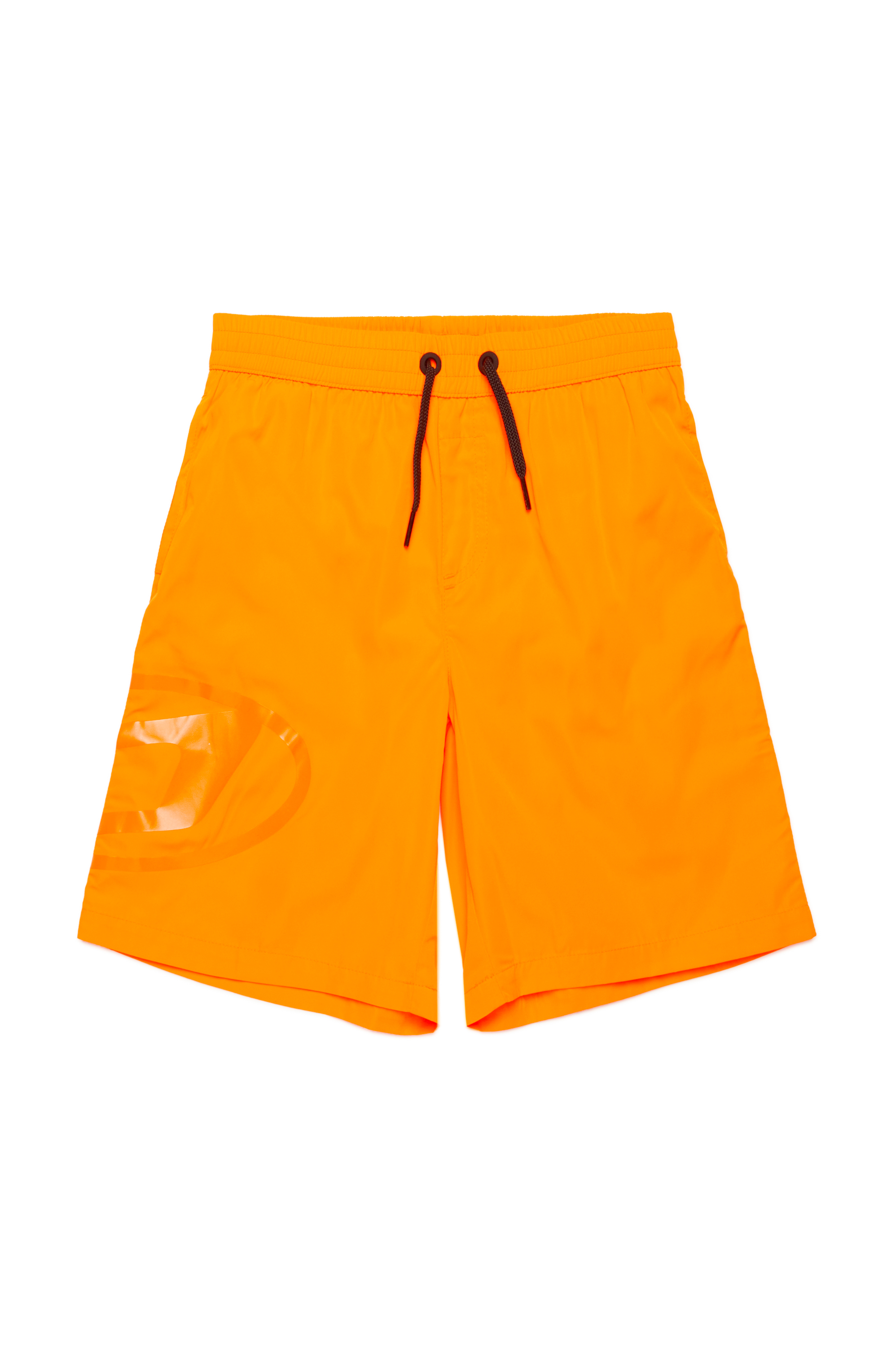 Diesel - MIPRUL, Herren Badeshorts mit farbgleichem Oval D-Logo in Orange - 1