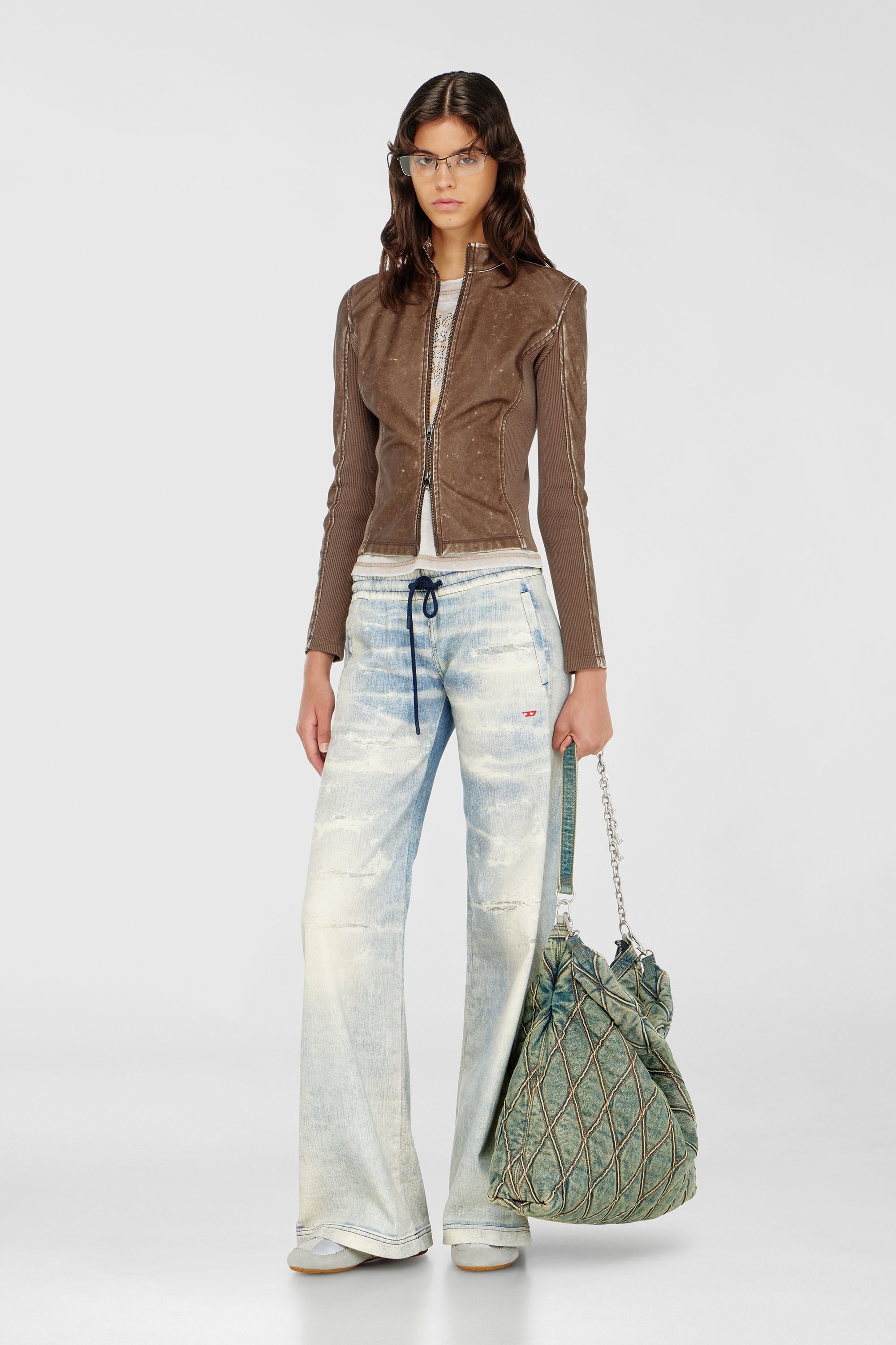 Diesel - Damen Relaxed 2078 D-Ainty Joggjeans&reg; 068XM, Hellblau - 1