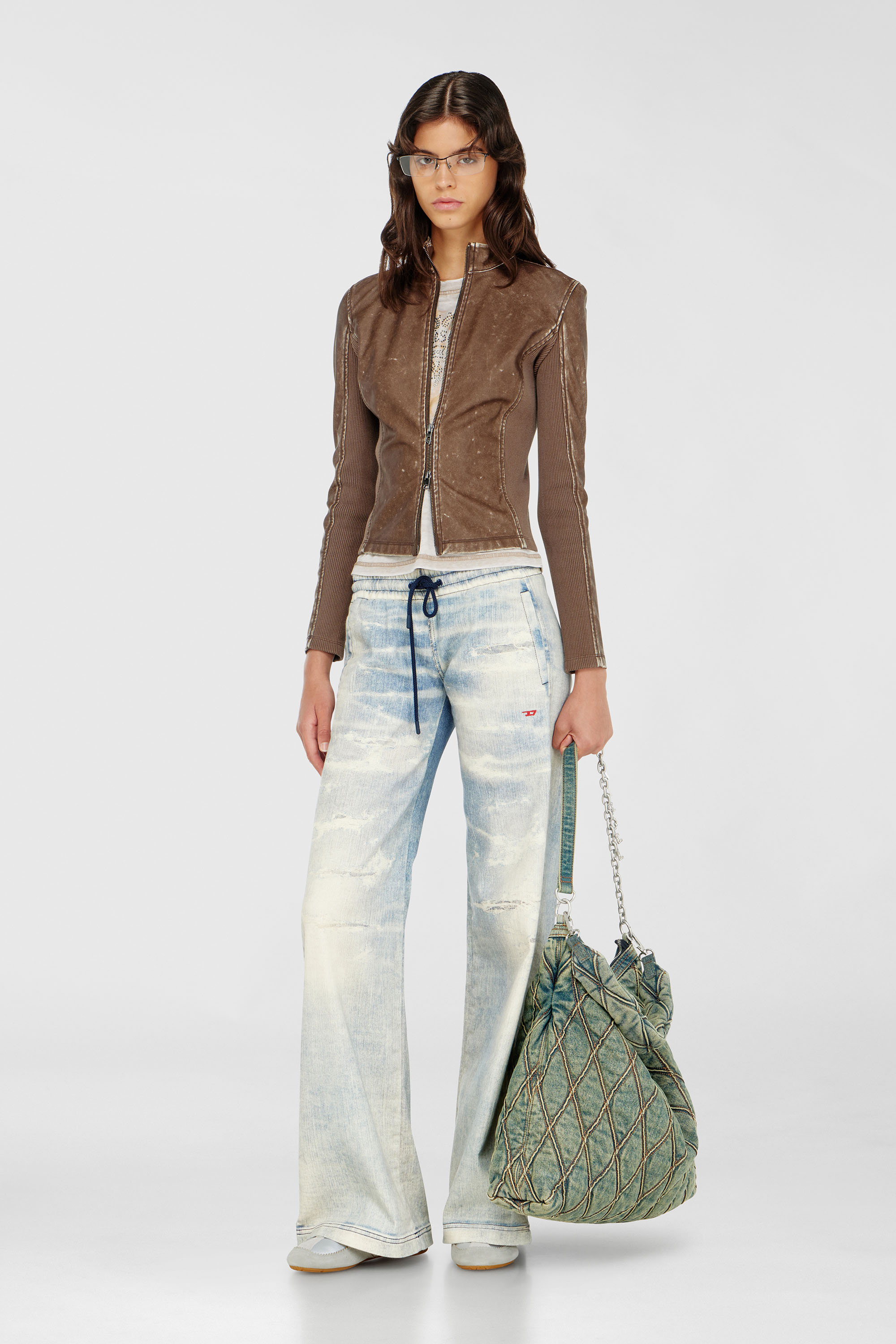 Diesel - Damen Relaxed 2078 D-Ainty Joggjeans&reg; 068XM, Hellblau - 1