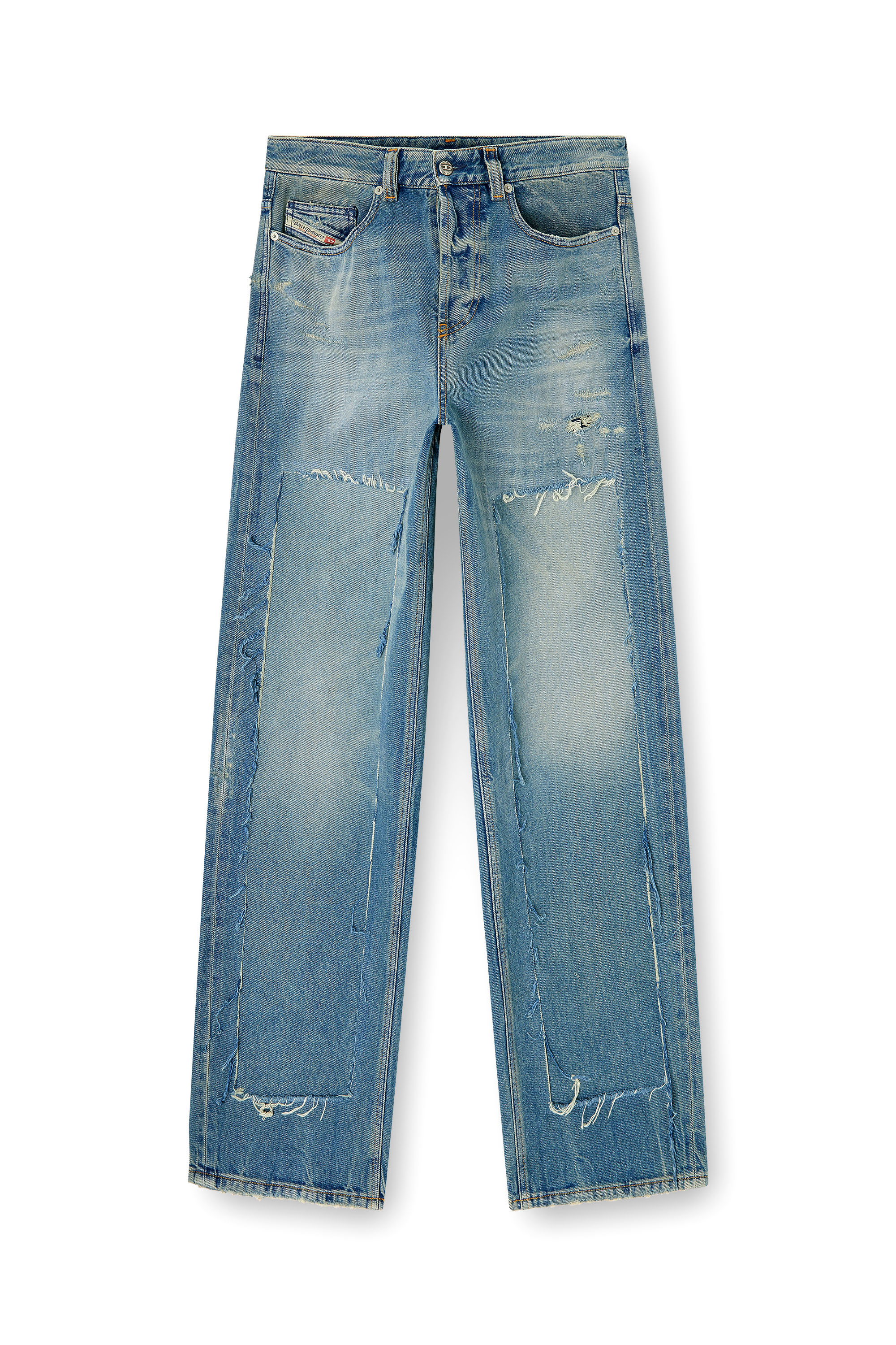 Diesel - Herren Relaxed Jeans 2001 D-Macro 09N27, Mittelblau - 3