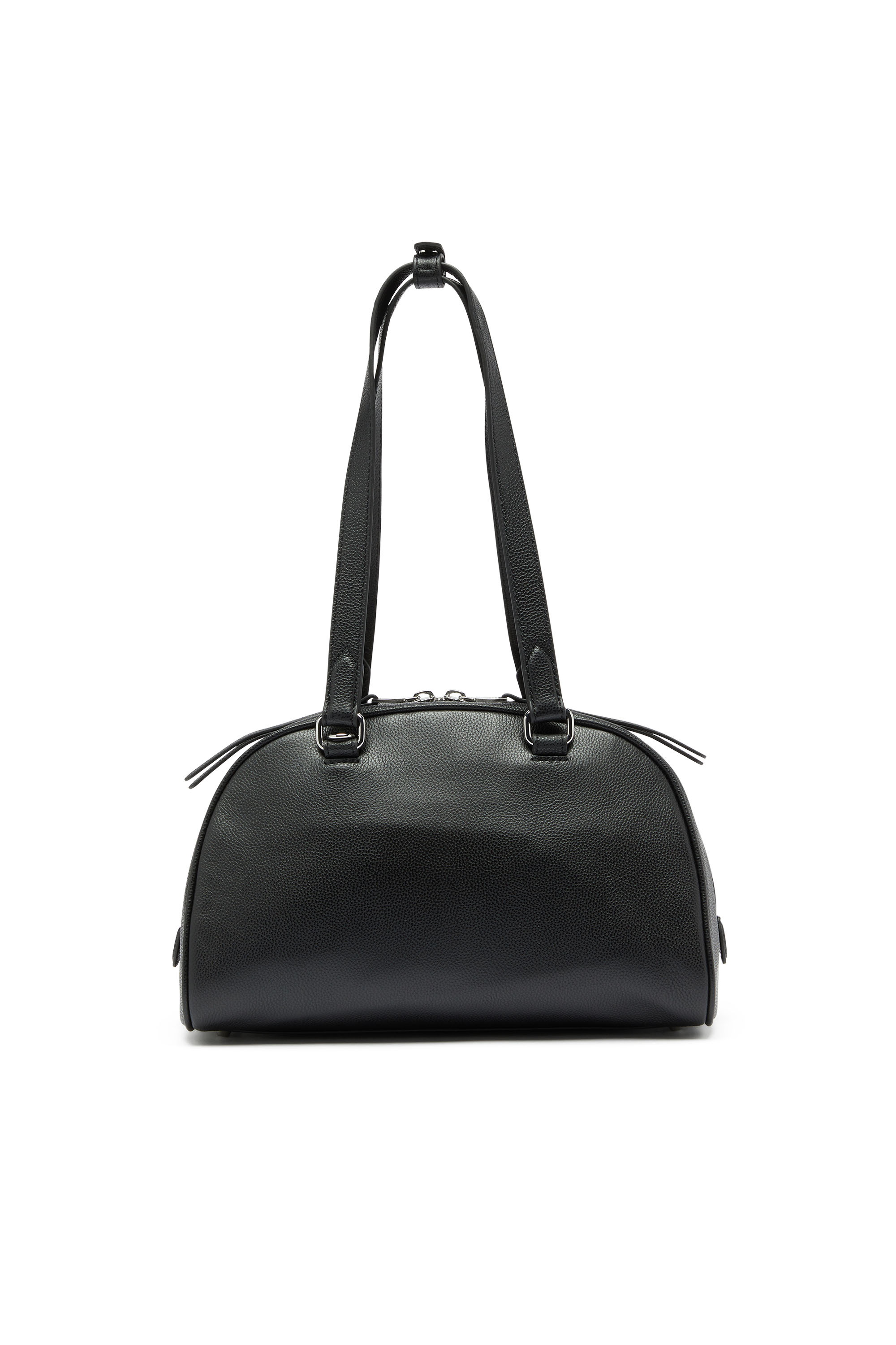 Diesel - 1DR DOME SHOULDER, Unisex 1DR Dome - Boston Bag aus Leder mit gepr&auml;gtem Logo in null - 2