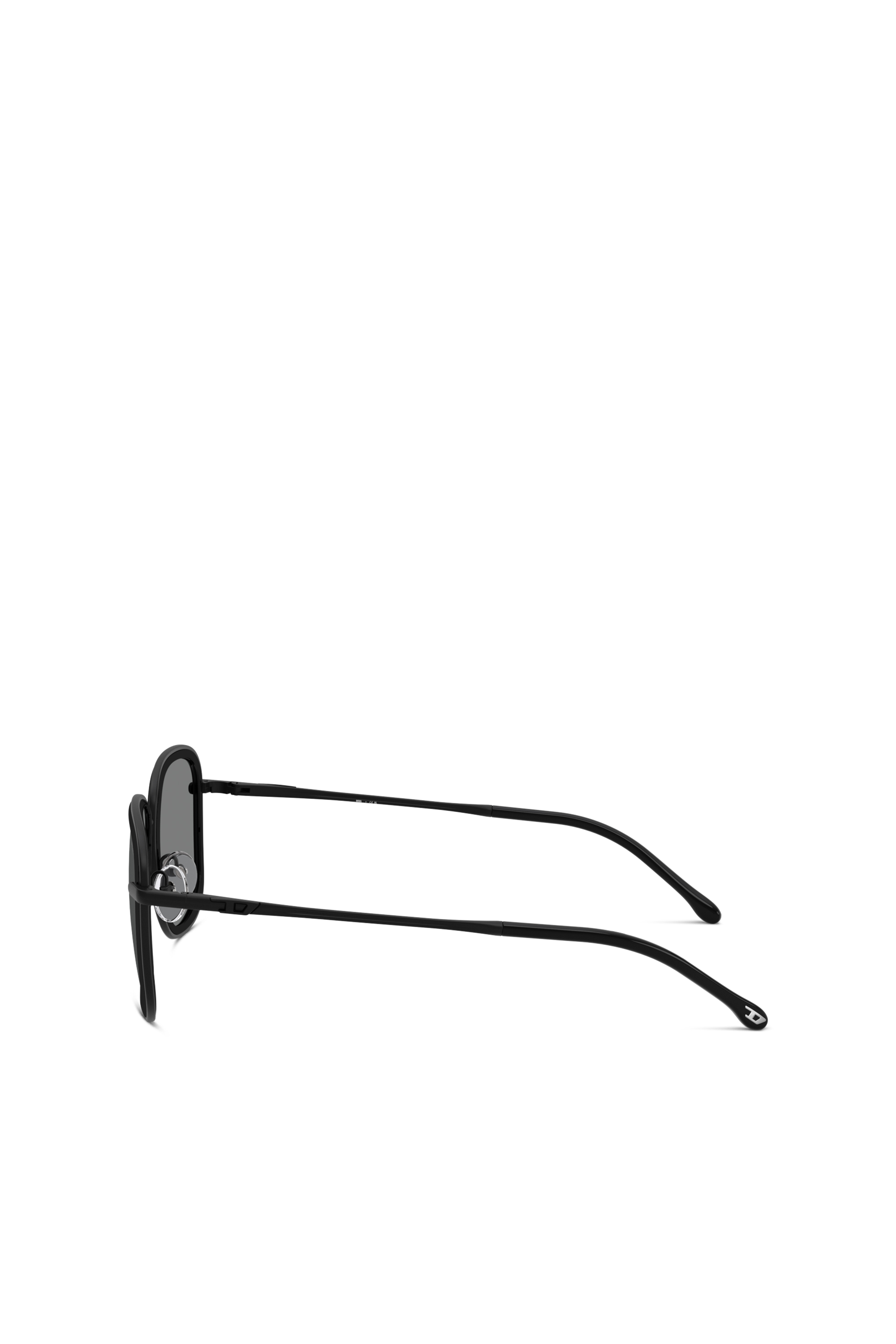 Diesel - 0DL1017, Unisex Quadratische Sonnenbrille in Schwarz - 3
