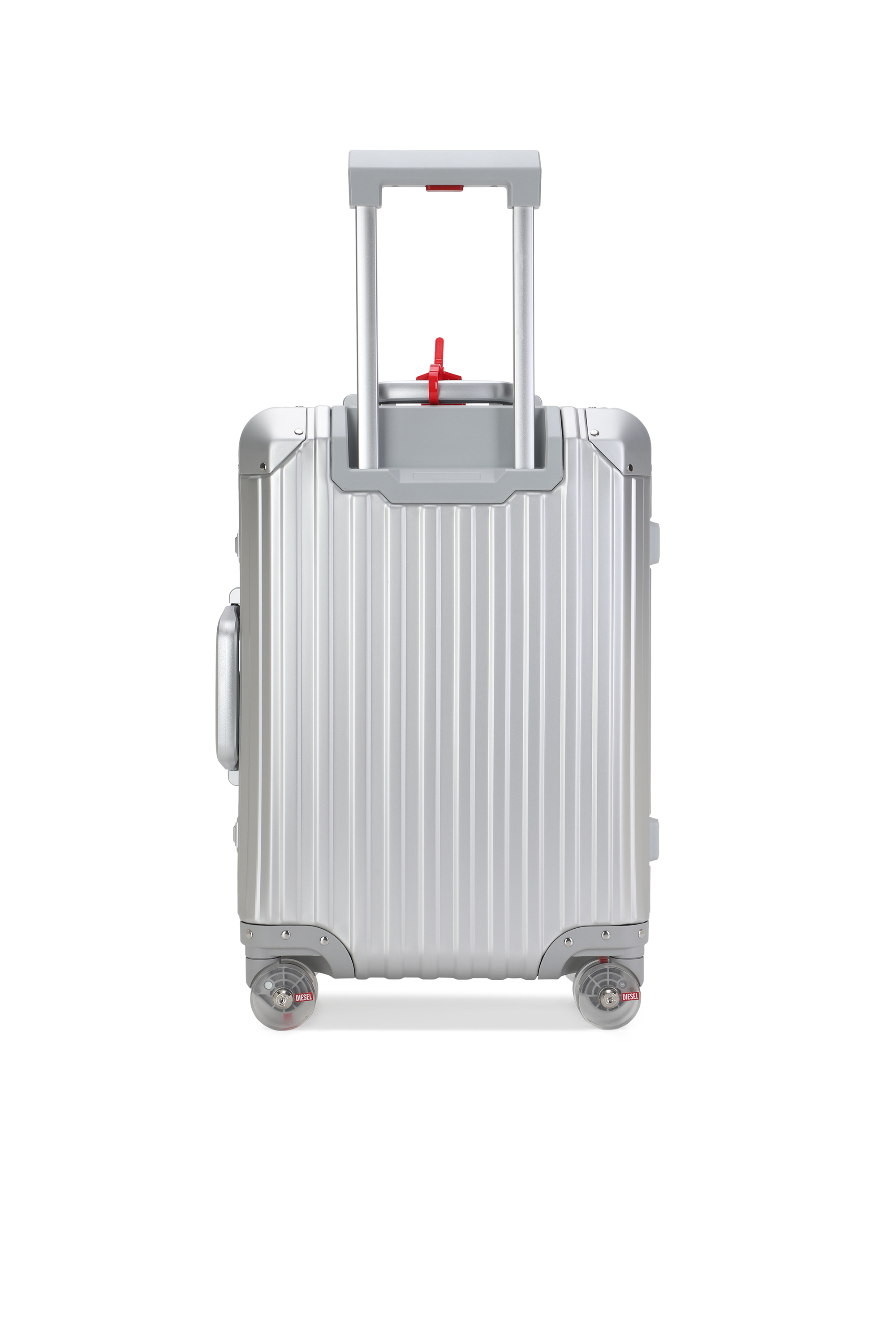 Diesel - DIESEL ALUMINUM TROLLEY- DSL002, Unisex Koffer aus Aluminium Gr&ouml;&szlig;e S in Silber - 2