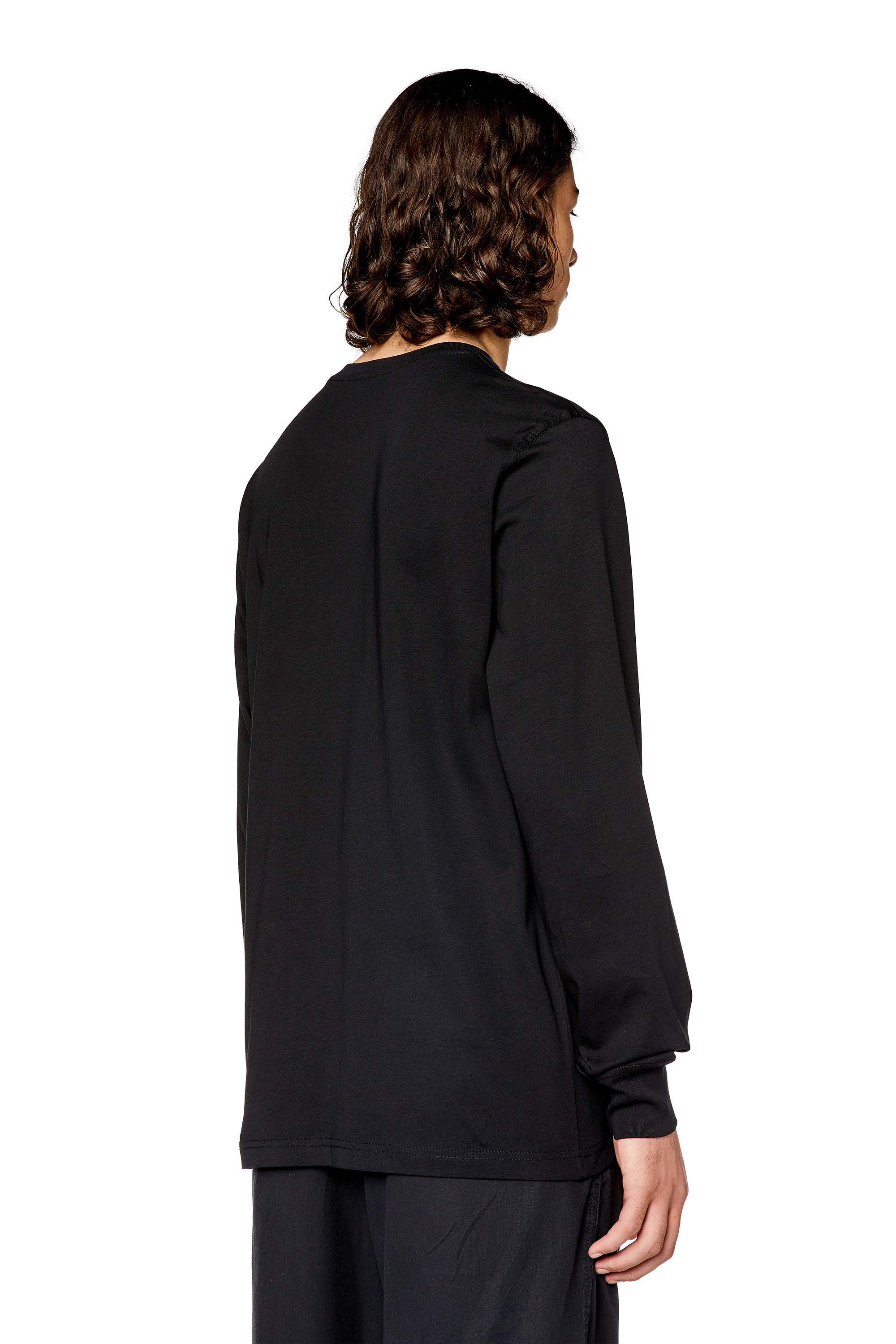 Diesel - T-JUST-LS-L6, Schwarz - Image 4