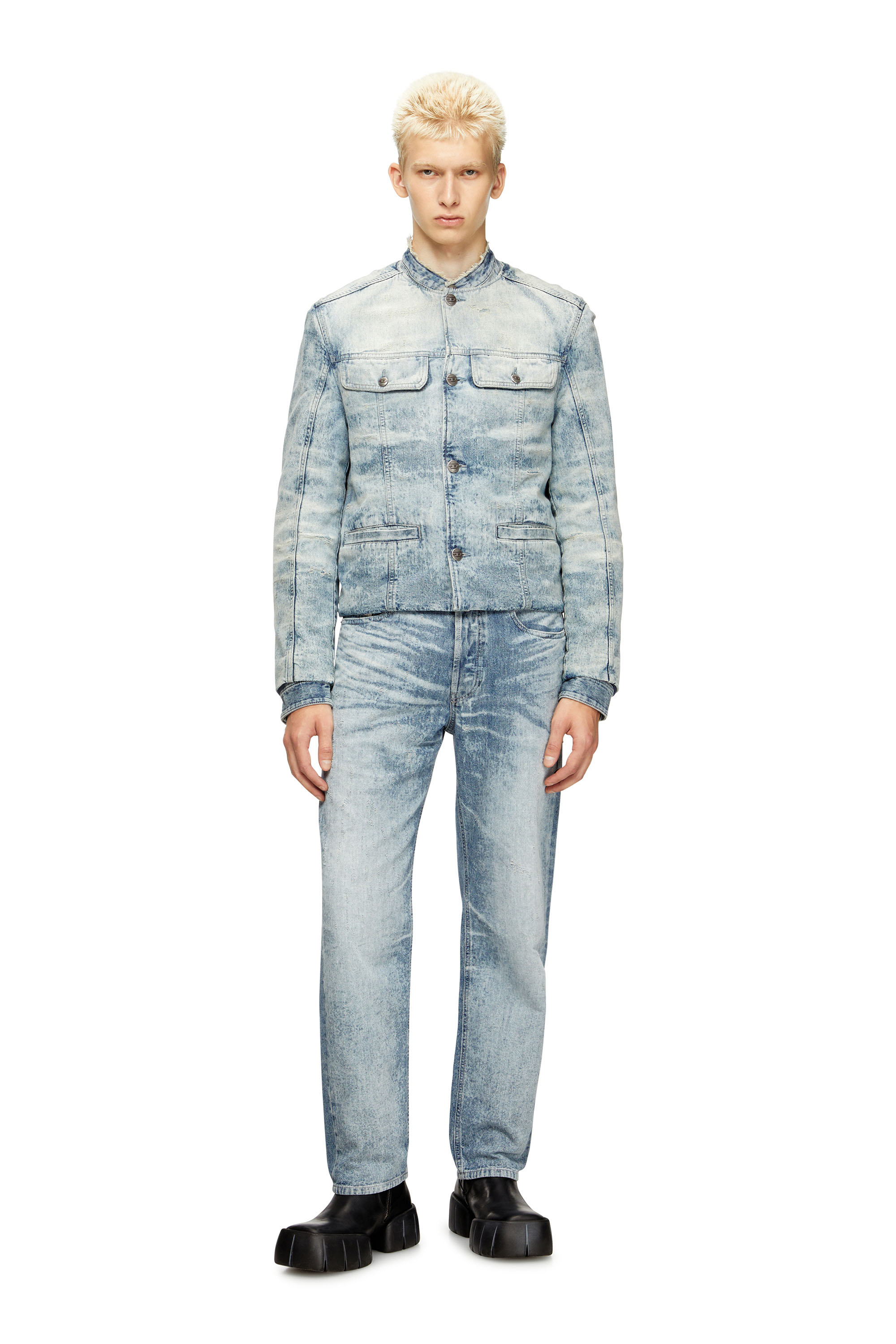 Diesel - Herren Regular Jeans 2024 D-Macs 068TY, Hellblau - 2
