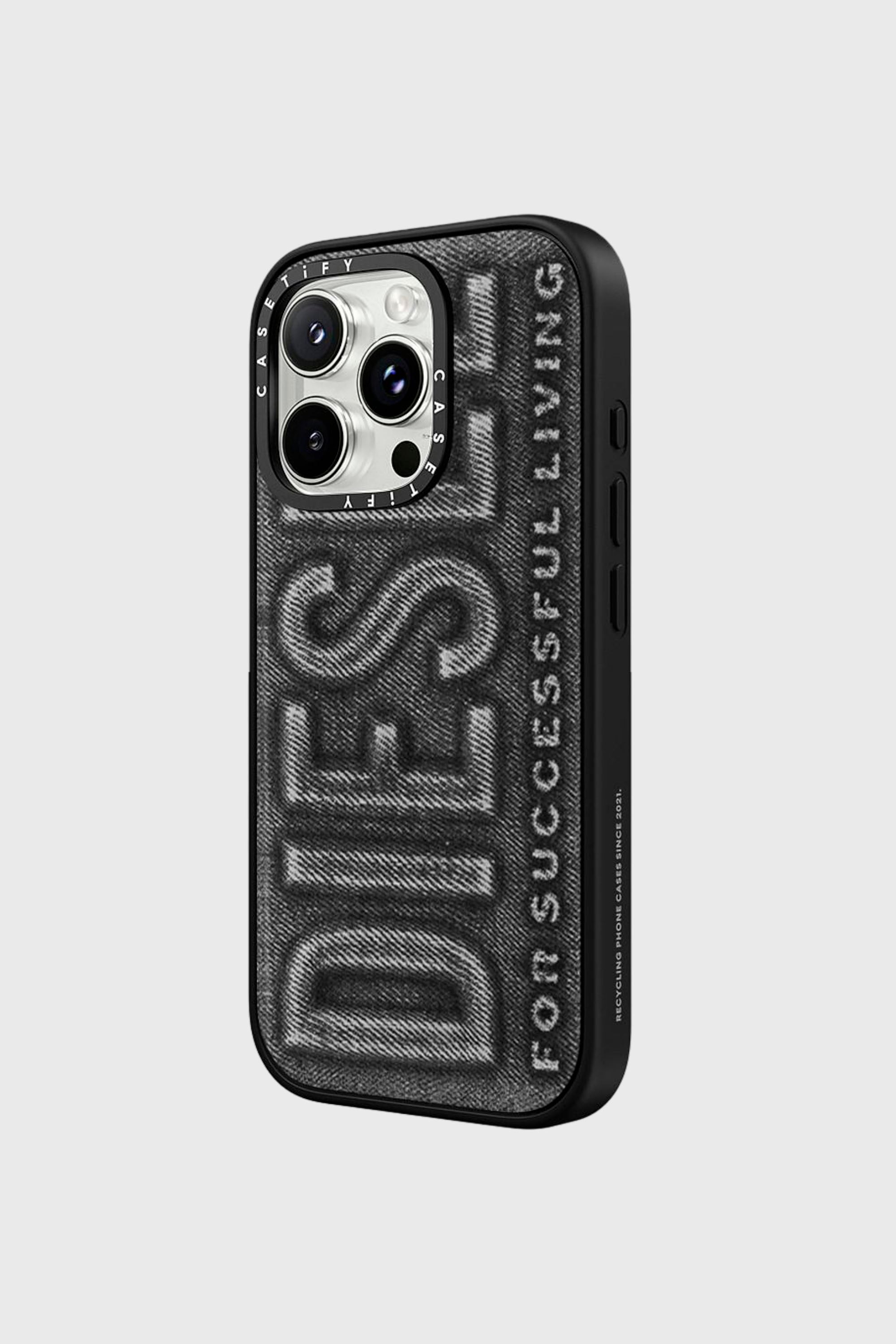 Diesel - 60560 MOULDED CASE, Unisex H&uuml;lle Biscotto impact f&uuml;r iPhone 16 Pro Max in Schwarz - 2