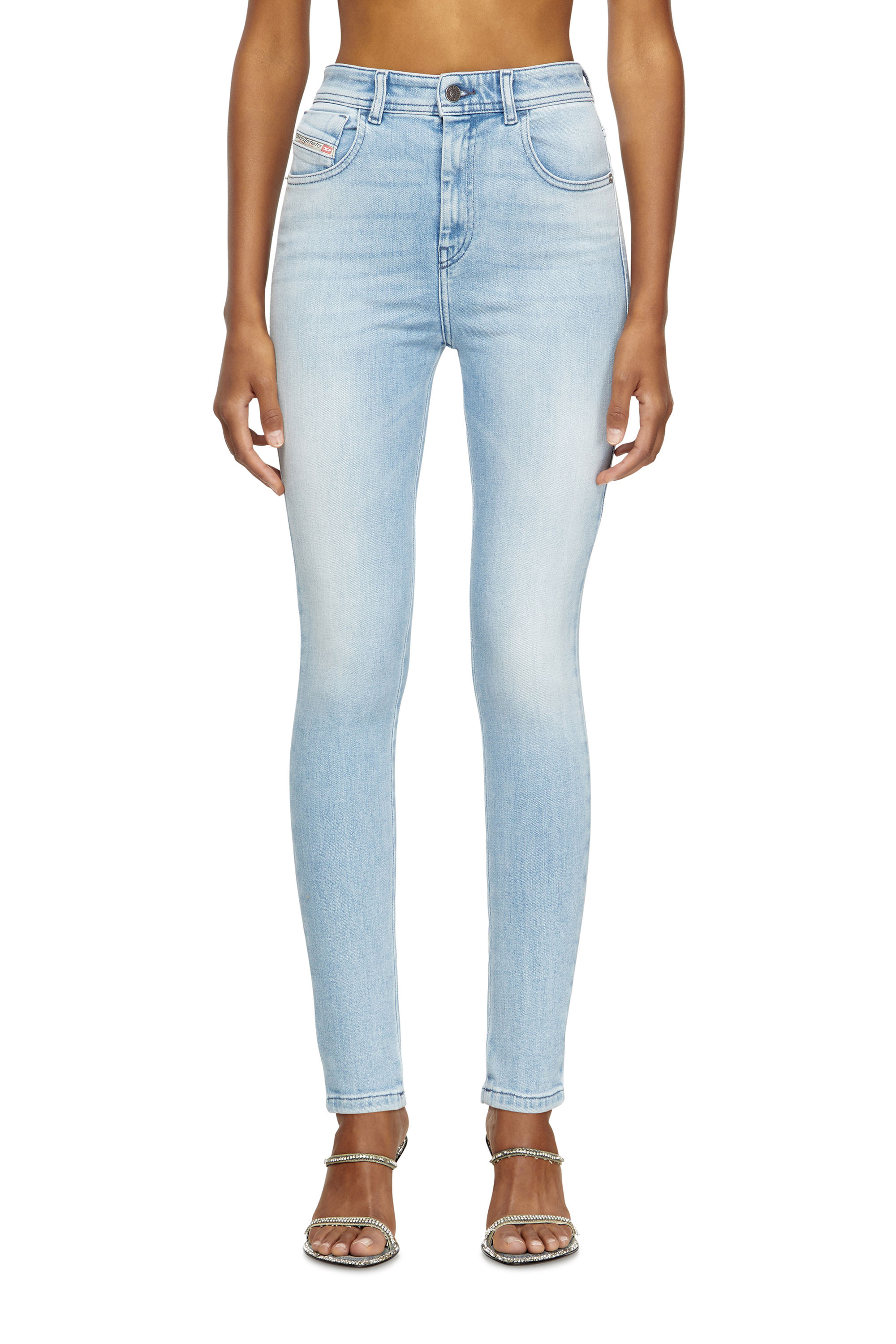 Diesel - Damen Skinny Jeans 1984 Slandy-High 09M05, Hellblau - 1