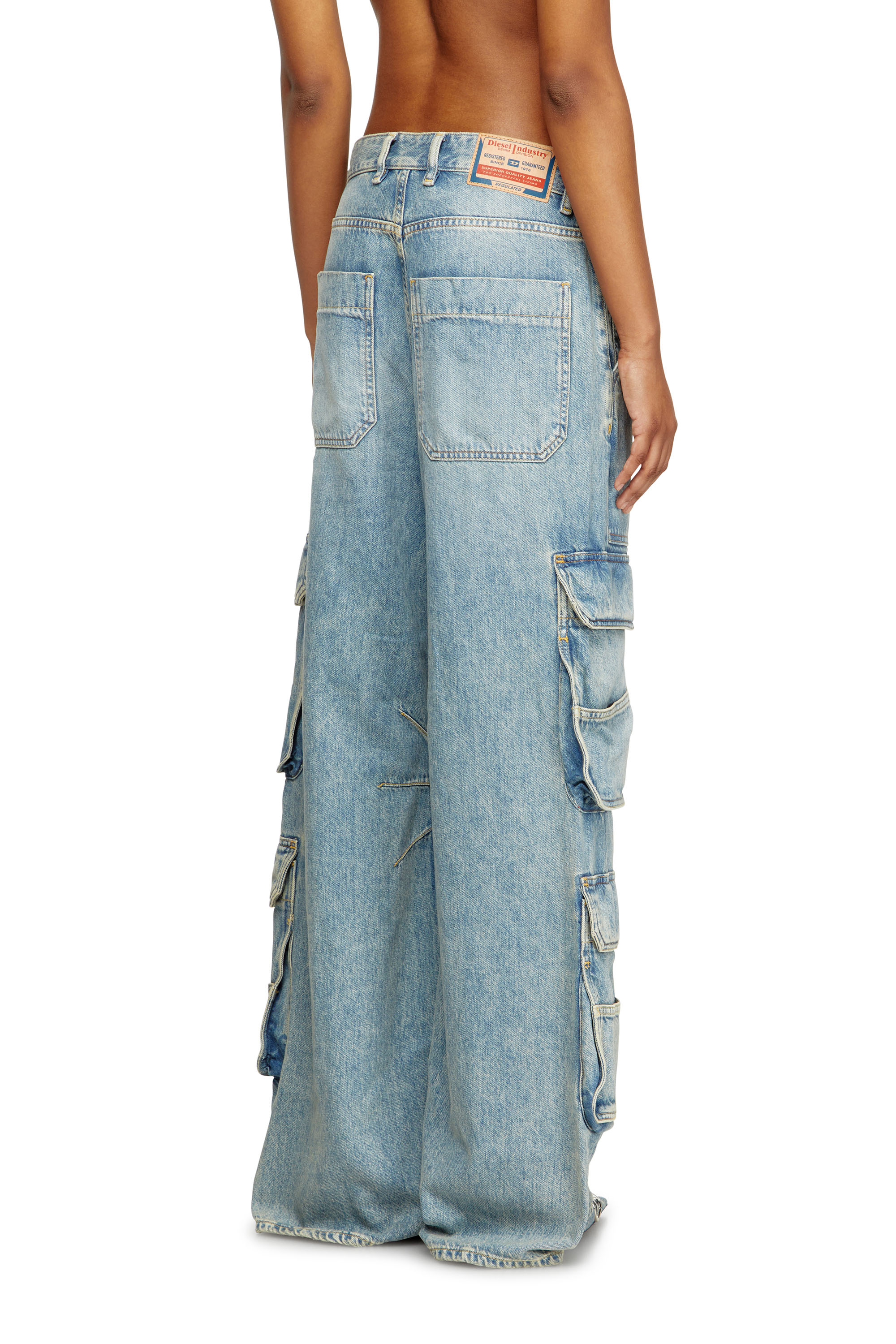 Diesel - Damen Relaxed Jeans 1996 D-Sire 0DBCX, Hellblau - 4