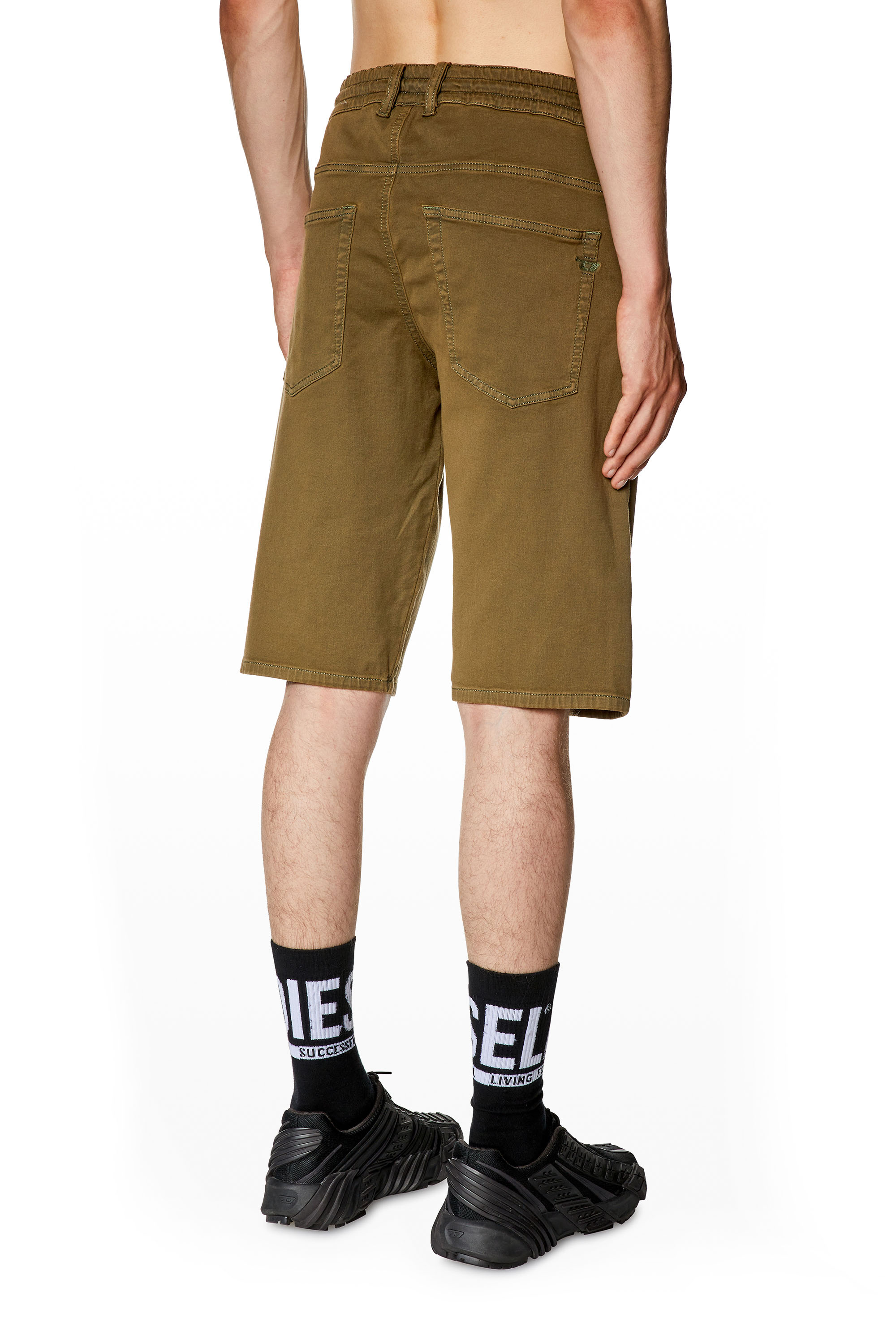 Diesel - D-KROOLEY-SHORT JOGG, Armeegrün - Image 4