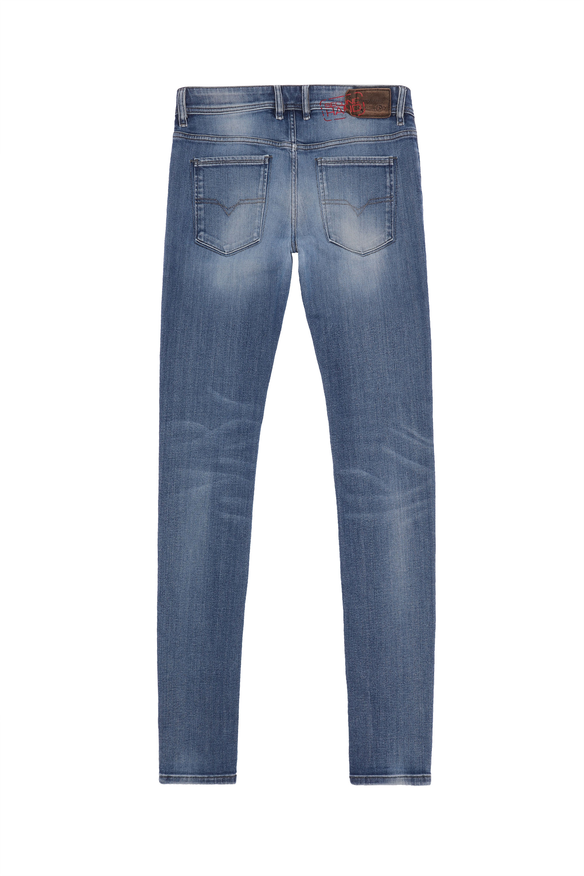 Diesel - SLEENKER, Herren Diesel Herren - Jeans Mittelblau in Mittelblau - 2