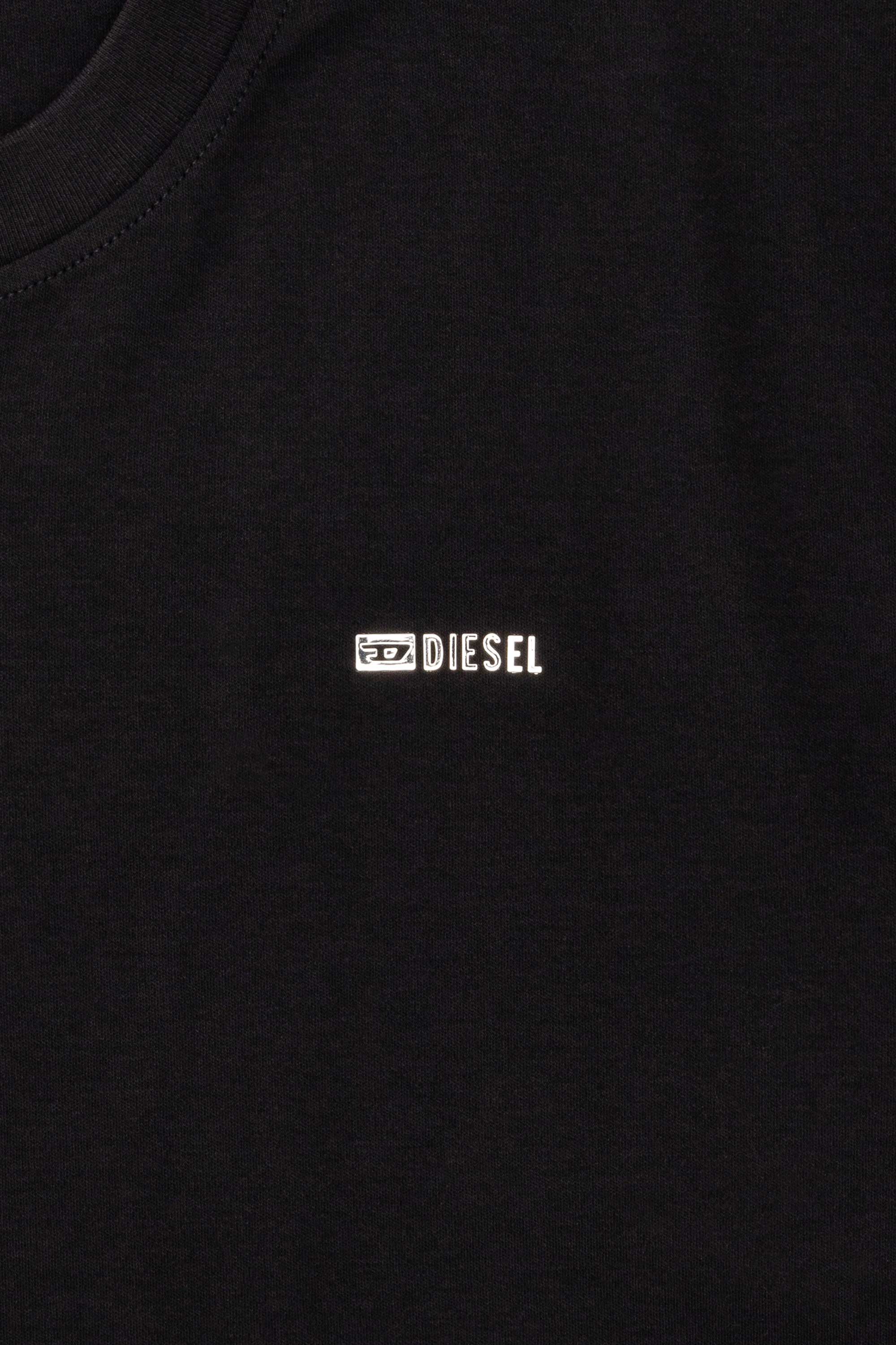 Diesel - T-ADJUST-MET, Herren Baumwoll-T-Shirt mit kleinem Logo auf der Brust in Schwarz - 5