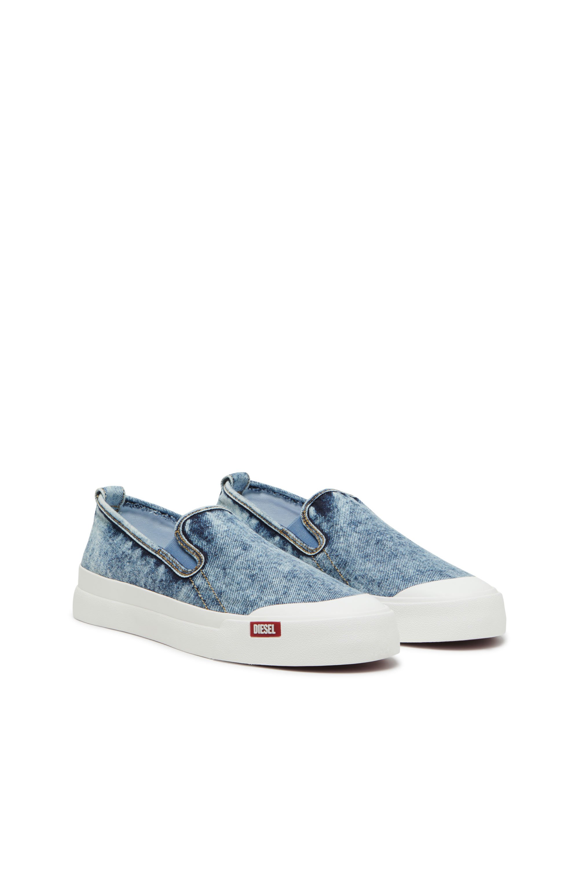 Diesel - S-ATHOS NMD SO, Herren Slip-on-Sneakers aus Denim in Blau - 2