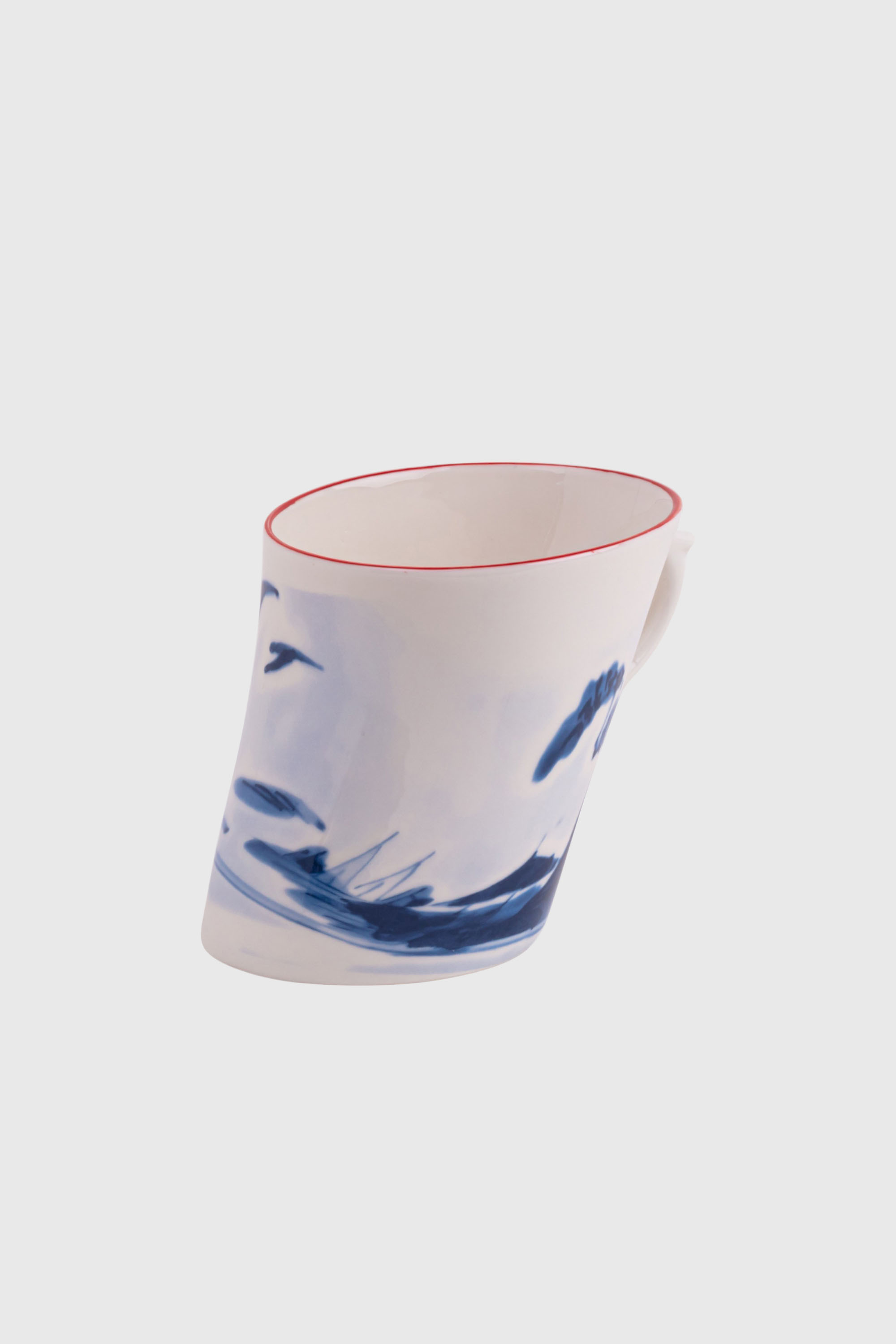Diesel - 11259 PORCELAIN MUG "CLASSIC ON ACID" -, Unisex's Porcelain mug in White/Blue - 2