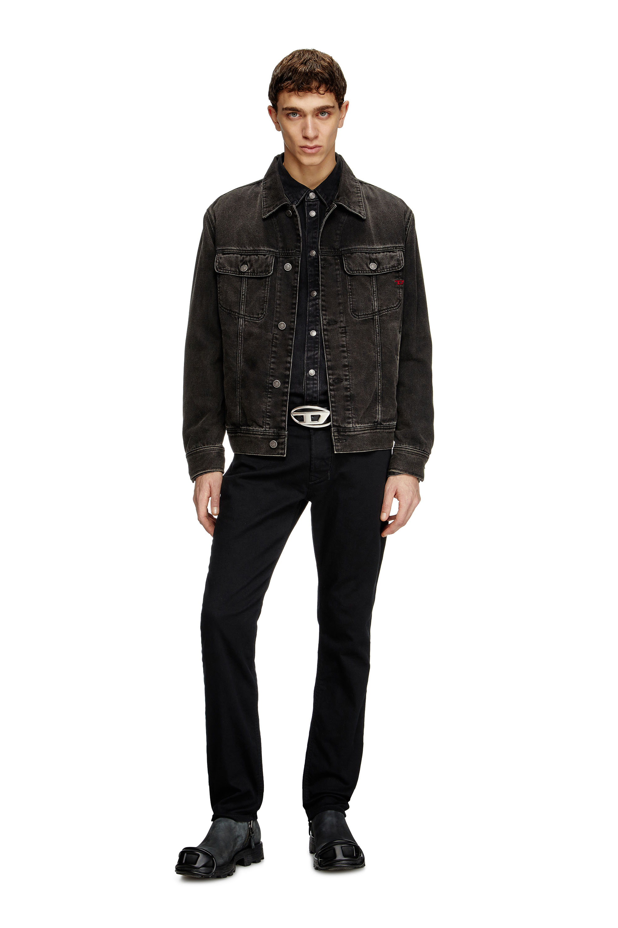 Regular Jeans 1986 Larkee-Beex 0688H, Black/Dark grey Diesel - Man's Regular Jeans 1986 Larkee-Beex 0688H, Black/Dark grey - 1