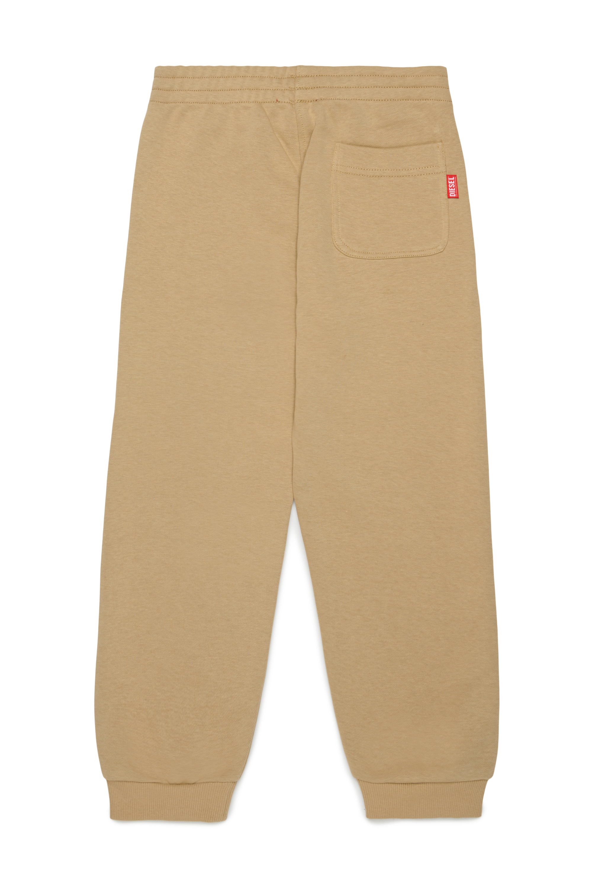 Diesel - PRES, Herren Sweatpants mit abgeschnittenem Logo-Print in Braun - 2