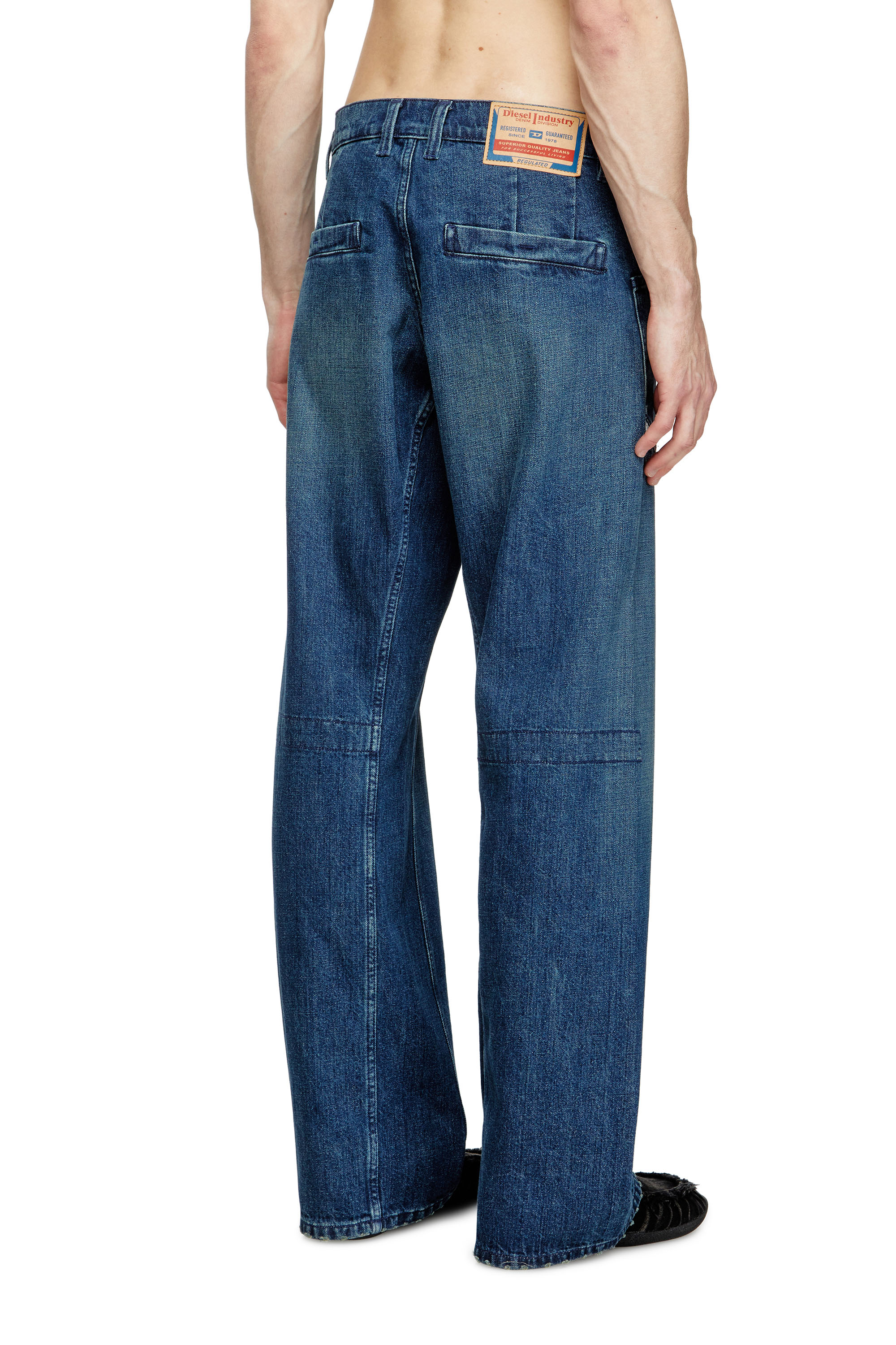 Diesel - Herren Relaxed Jeans D-Zeta 0DBDS, Dunkelblau - 4
