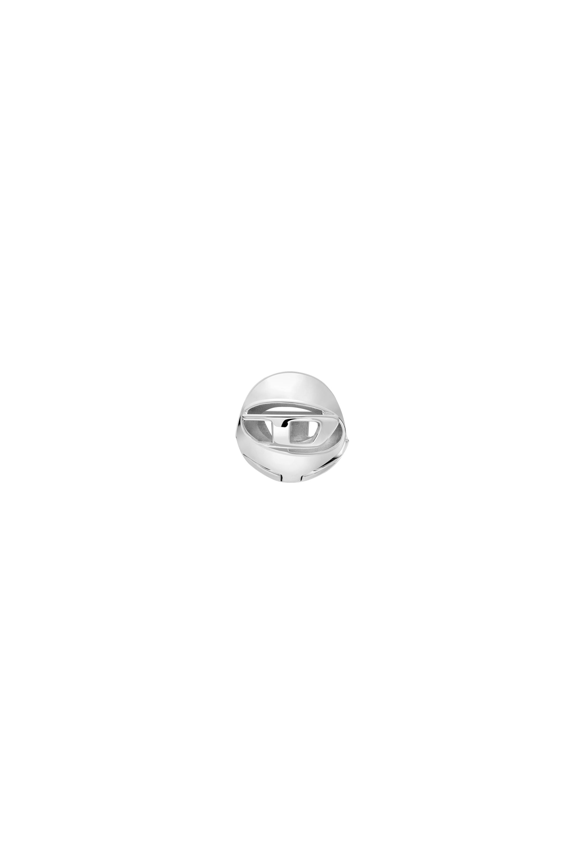 Diesel - DX1718040, Unisex Creole aus Edelstahl in Silber - 2