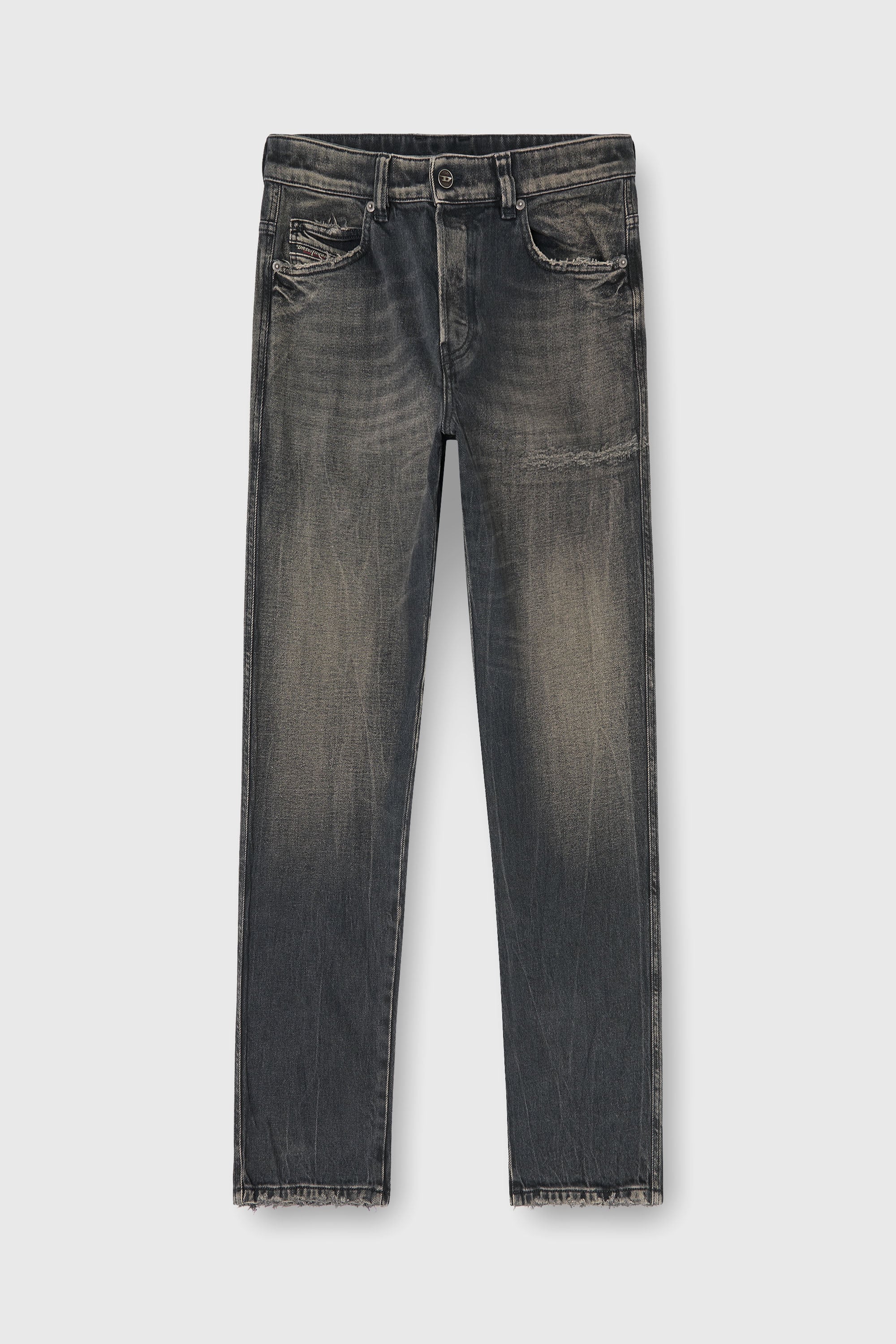 Diesel - Man's Slim Jeans 1993 D-Vyl 09P46, Black/Dark grey - 2